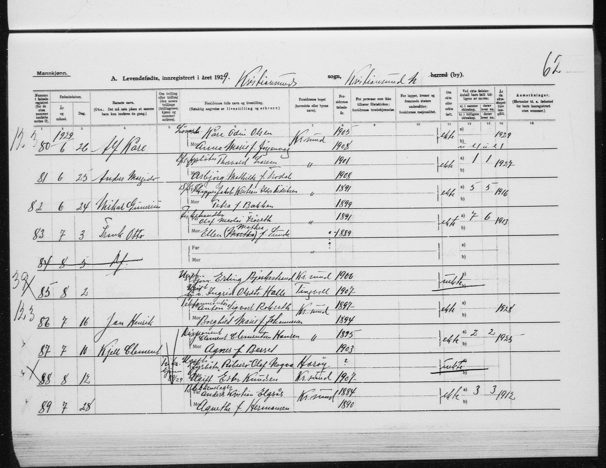 Ministerialprotokoller, klokkerbøker og fødselsregistre - Møre og Romsdal, AV/SAT-A-1454/572/L0864: Parish register (official) no. 572D08, 1921-1935