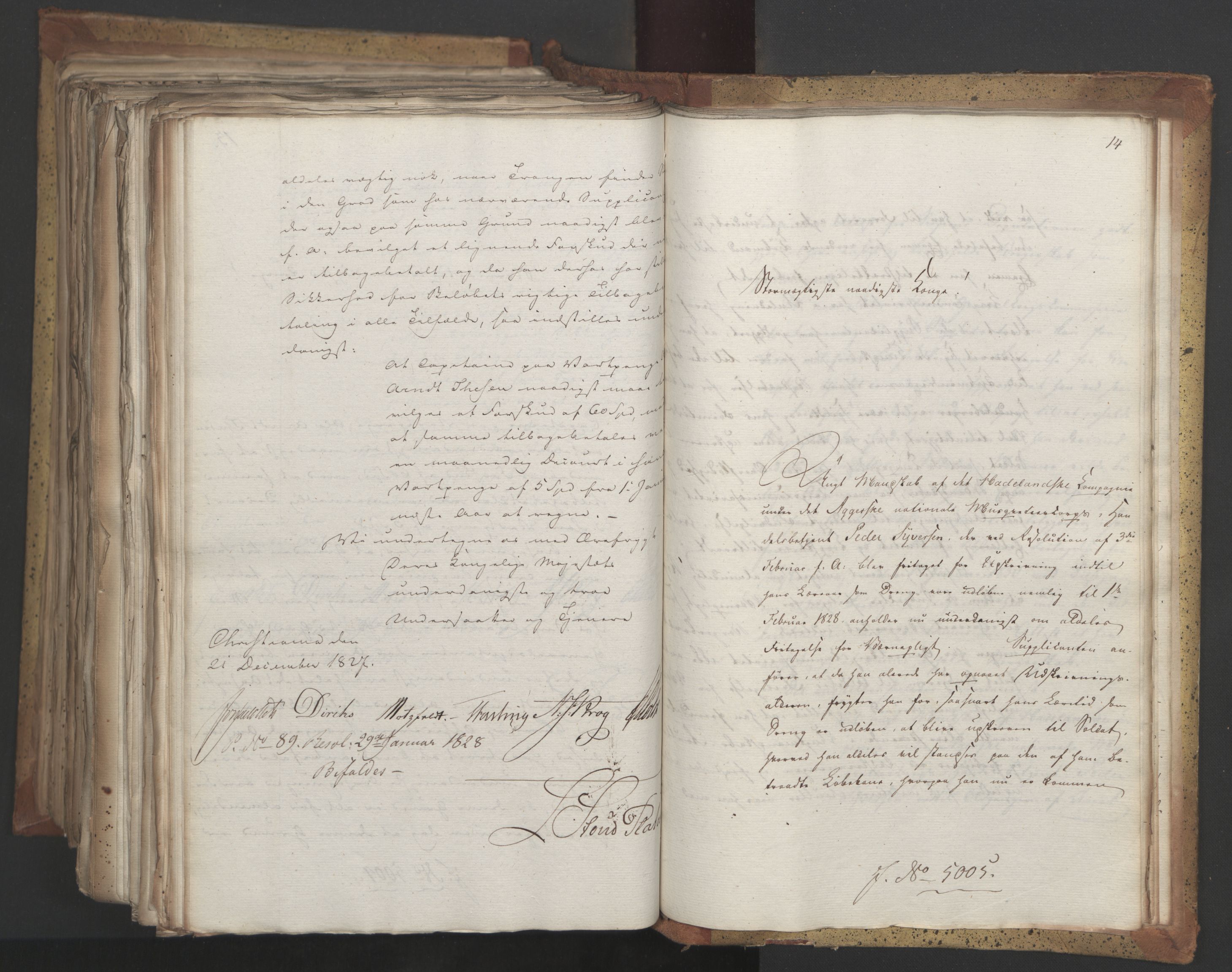 Statsrådsavdelingen i Stockholm, AV/RA-S-1003/D/Da/L0053: Regjeringsinnstillinger nr. 4800-5017, 1827, p. 641