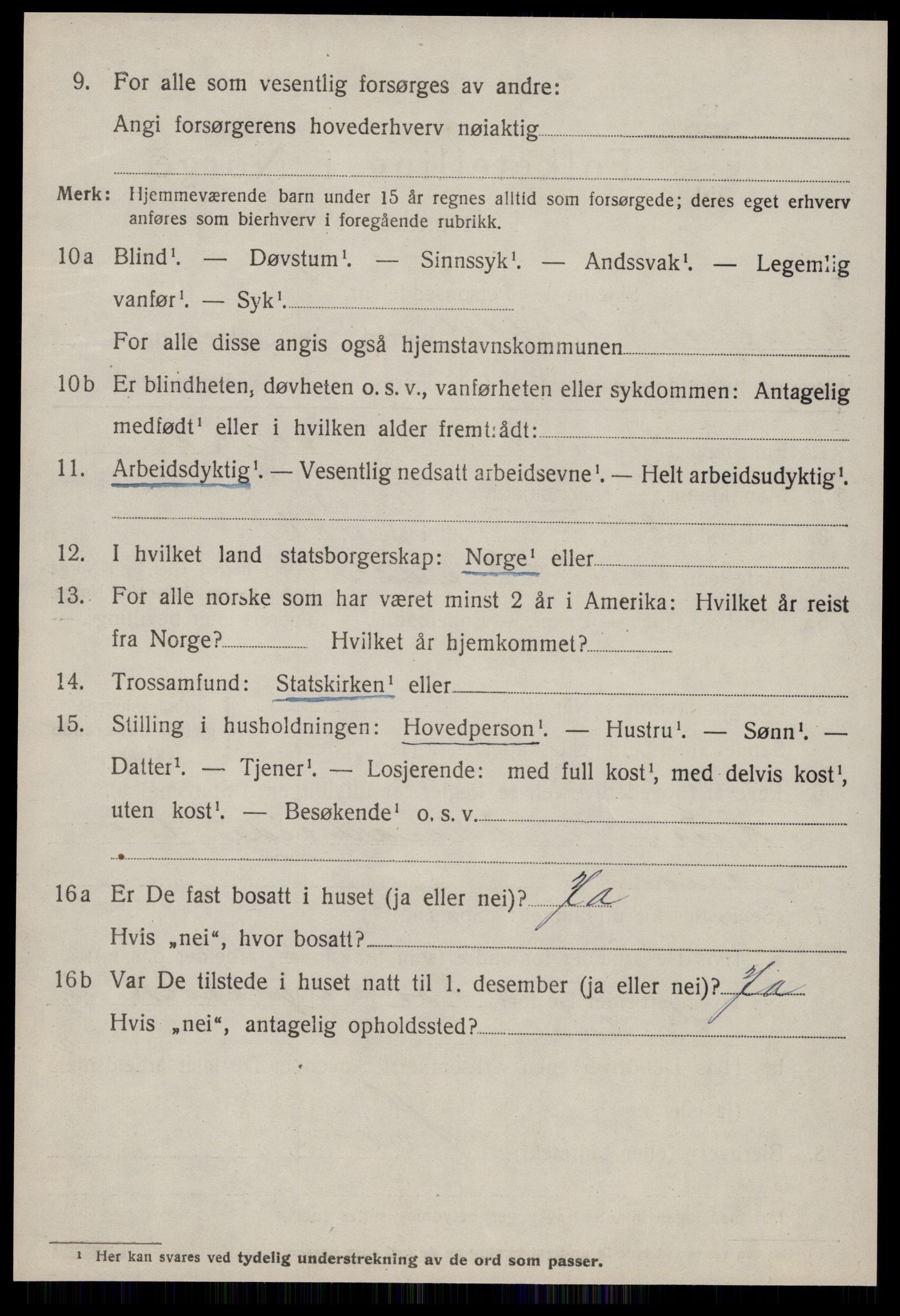 SAT, 1920 census for Eresfjord og Vistdal, 1920, p. 3366