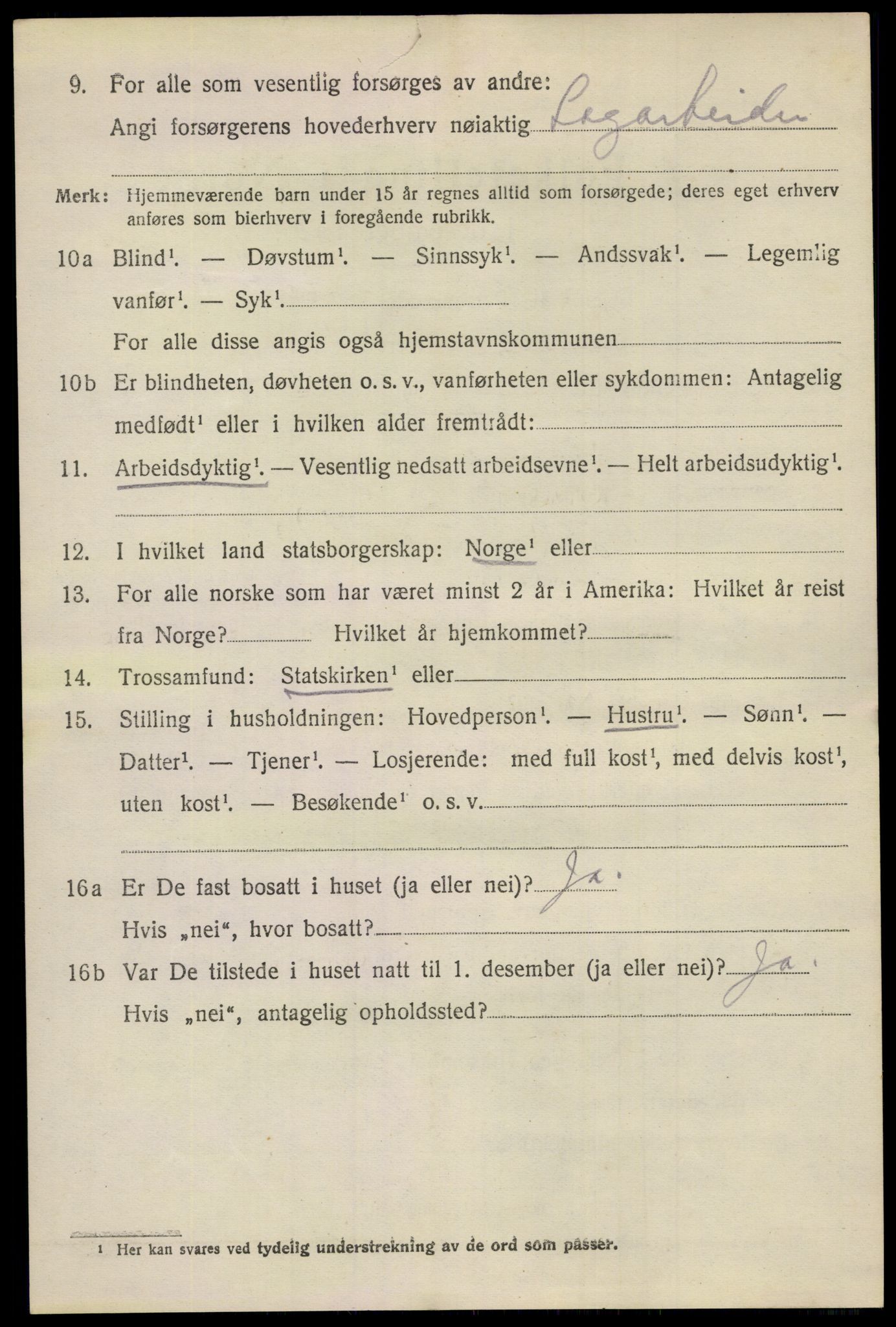 SAO, 1920 census for Glemmen, 1920, p. 15078