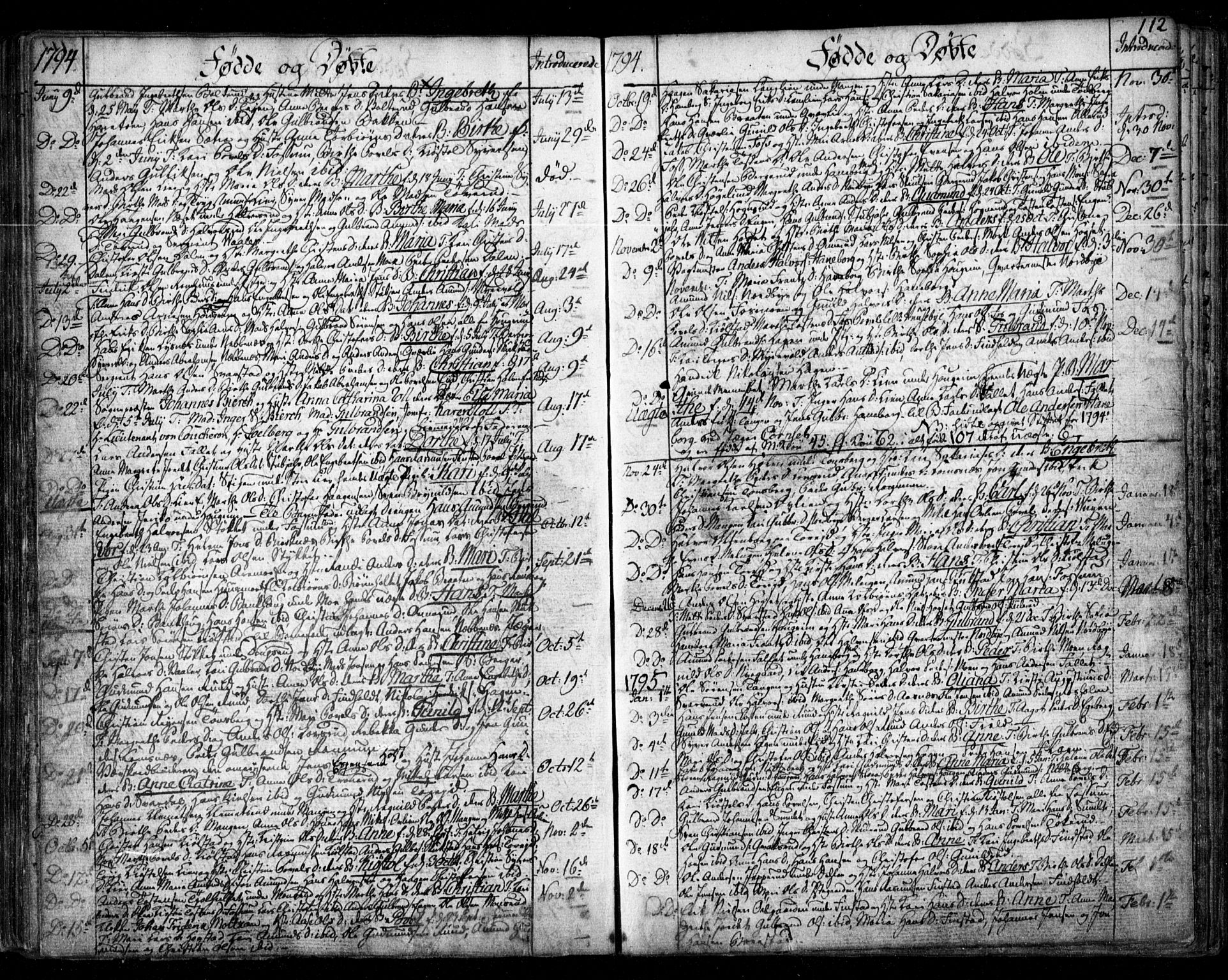 Aurskog prestekontor Kirkebøker, SAO/A-10304a/F/Fa/L0003: Parish register (official) no. I 3, 1767-1807, p. 112