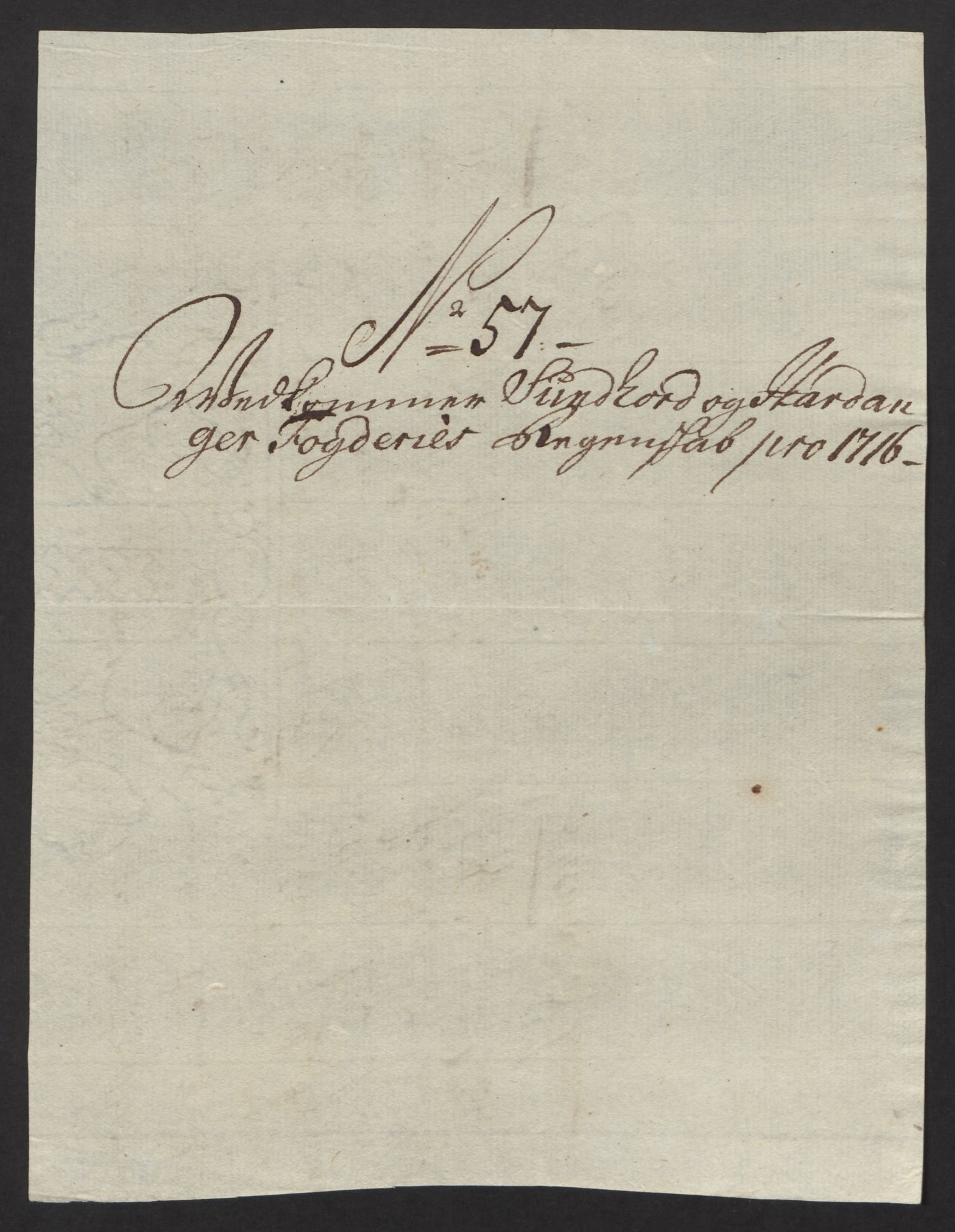 Rentekammeret inntil 1814, Reviderte regnskaper, Fogderegnskap, AV/RA-EA-4092/R48/L2992: Fogderegnskap Sunnhordland og Hardanger, 1716, p. 278