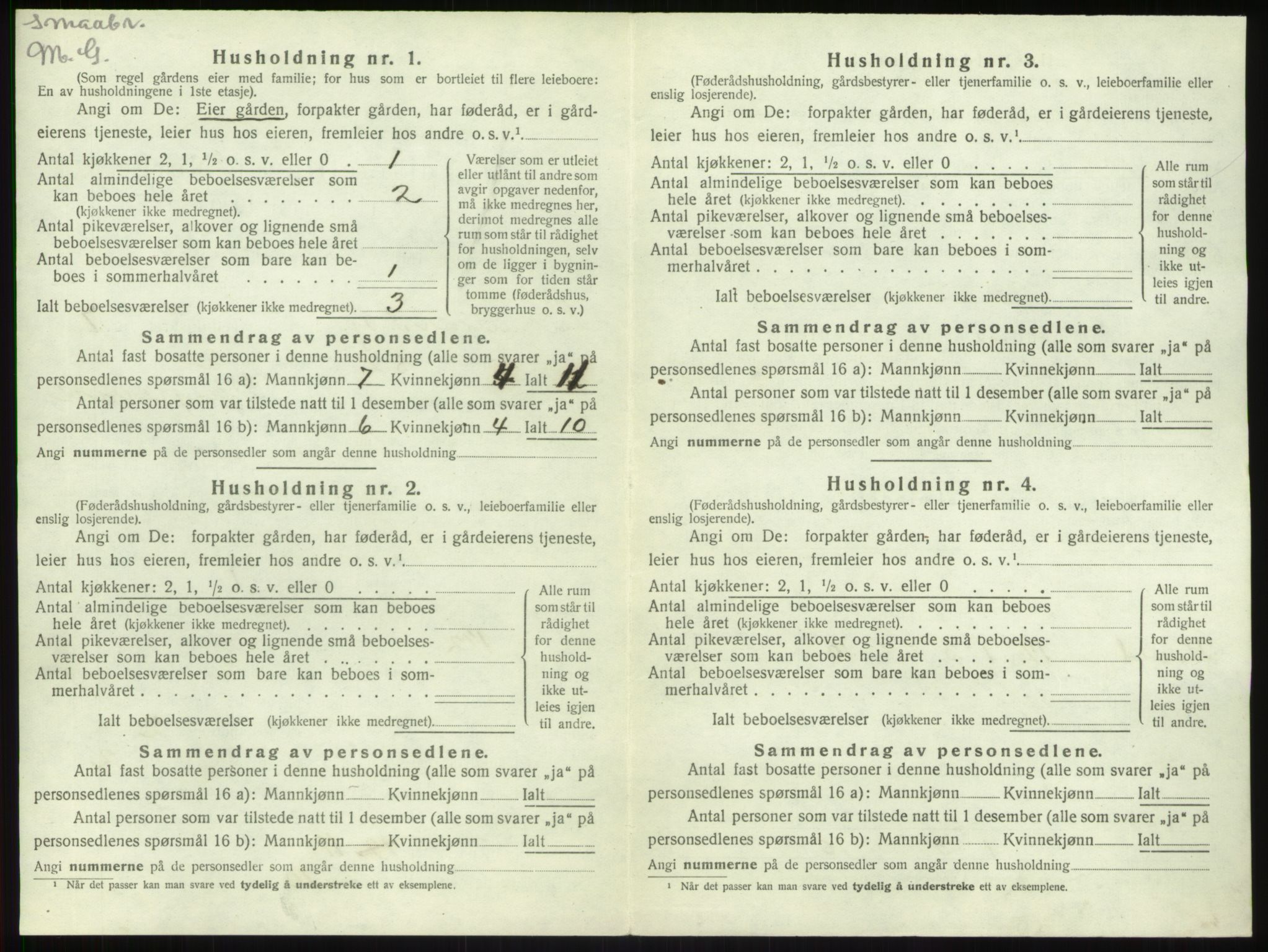 SAB, 1920 census for Leikanger, 1920, p. 751