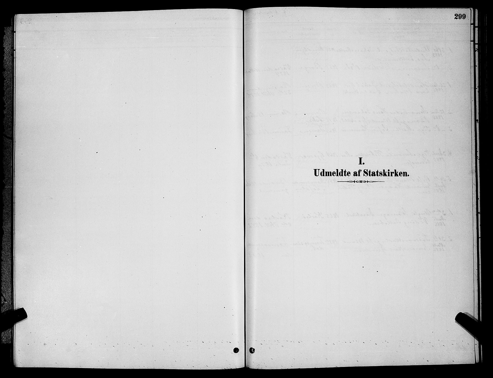 Vardø sokneprestkontor, SATØ/S-1332/H/Hb/L0004klokker: Parish register (copy) no. 4, 1879-1887, p. 299