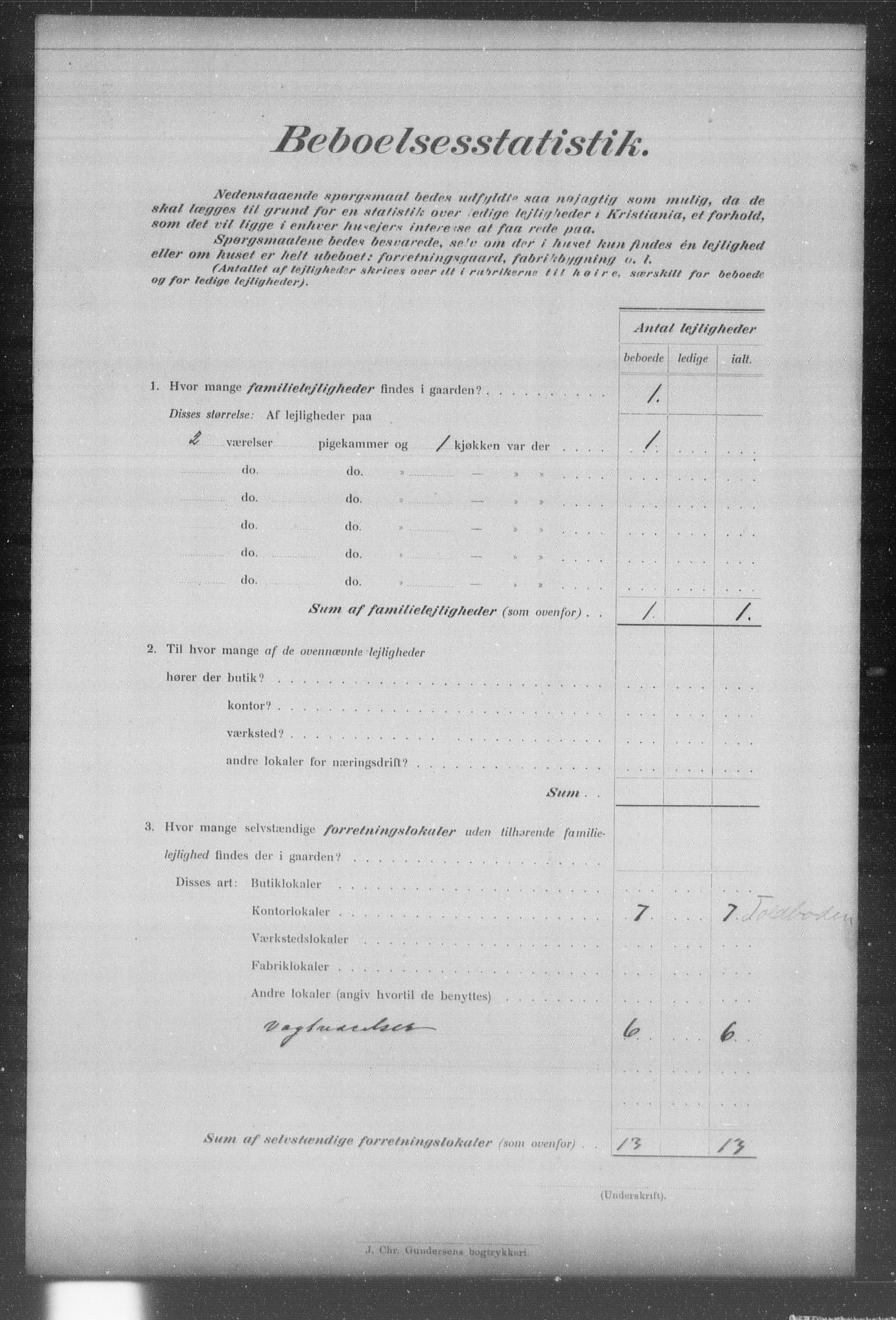 OBA, Municipal Census 1903 for Kristiania, 1903, p. 21733