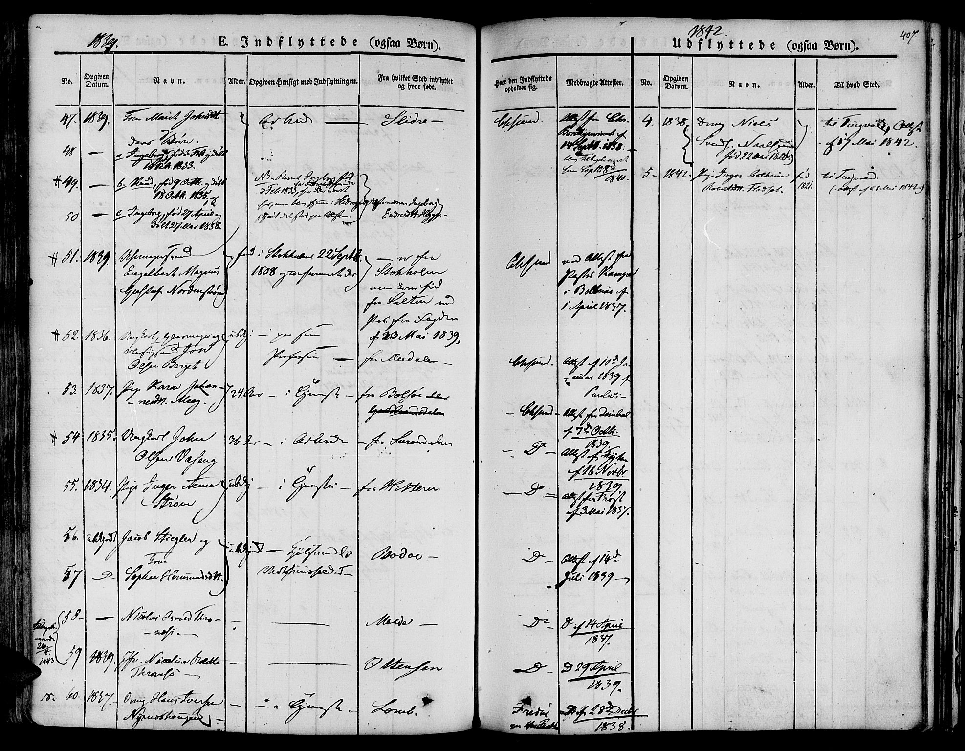 Ministerialprotokoller, klokkerbøker og fødselsregistre - Møre og Romsdal, AV/SAT-A-1454/572/L0843: Parish register (official) no. 572A06, 1832-1842, p. 407