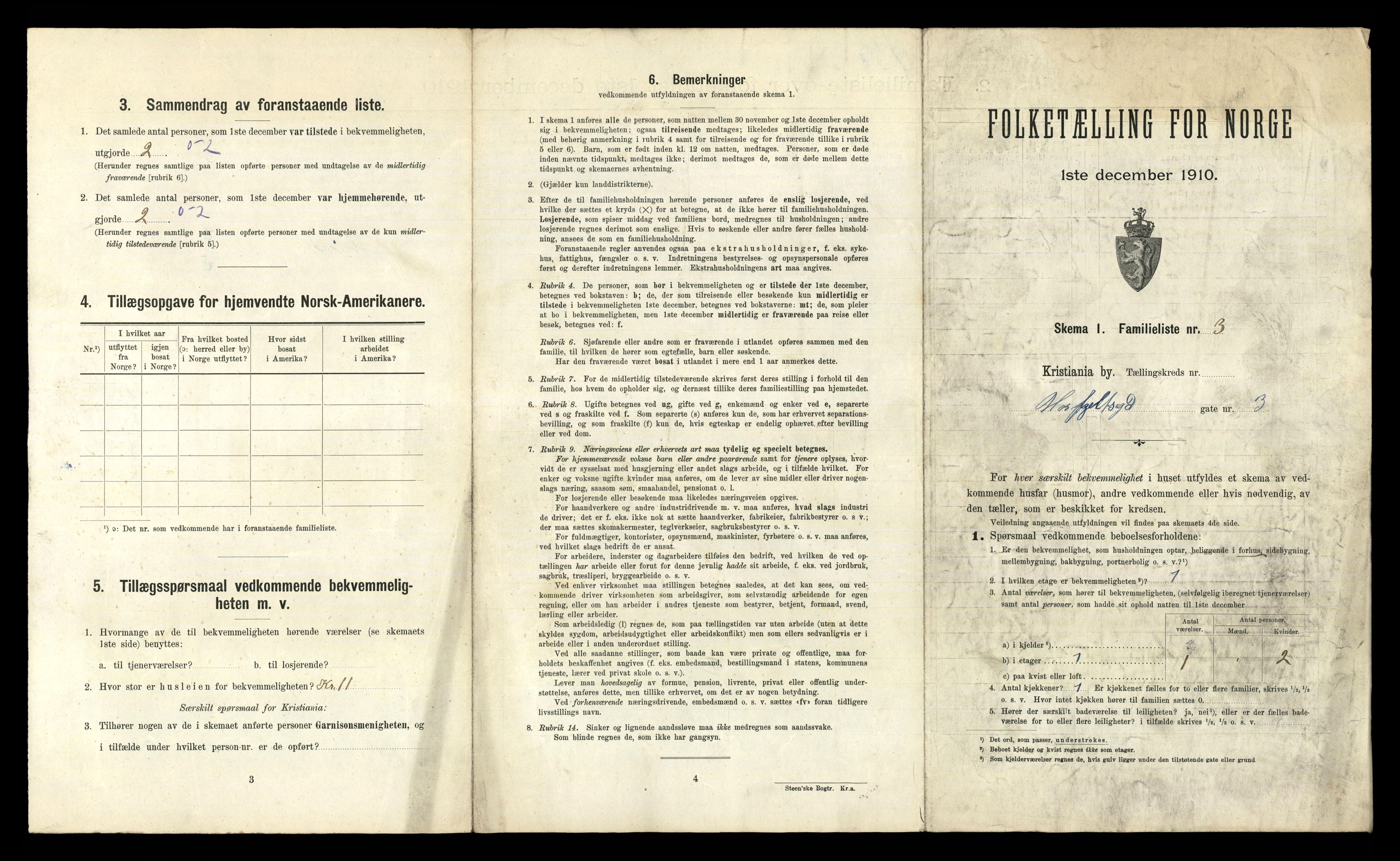 RA, 1910 census for Kristiania, 1910, p. 64227