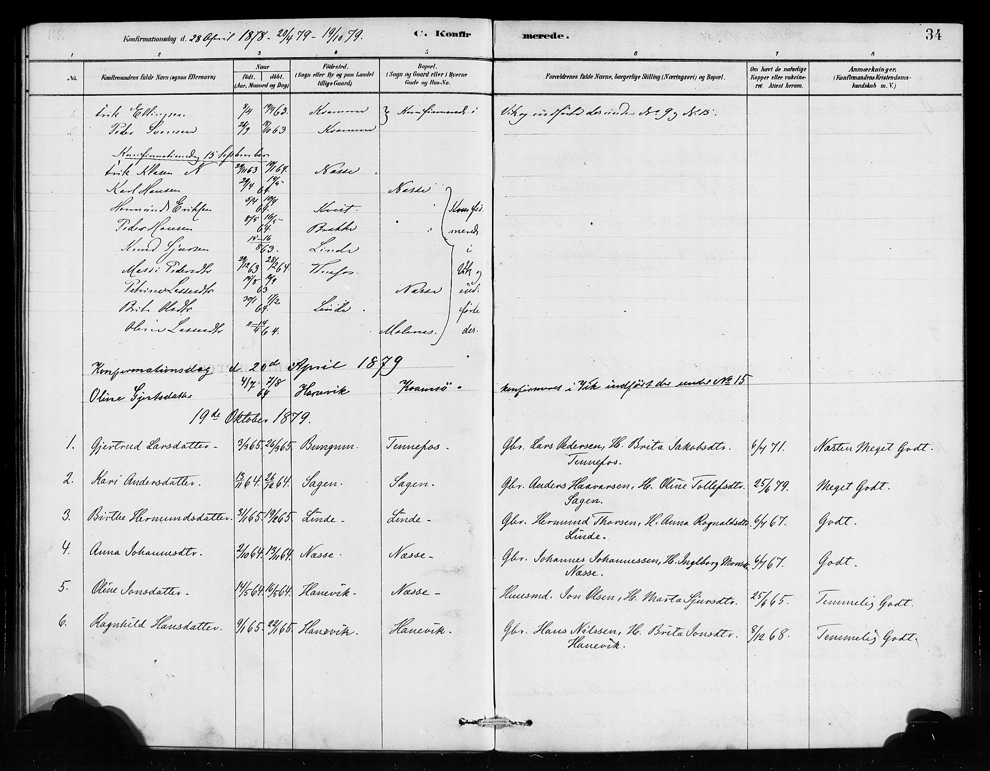 Balestrand sokneprestembete, SAB/A-79601: Parish register (official) no. D 1, 1878-1890, p. 31
