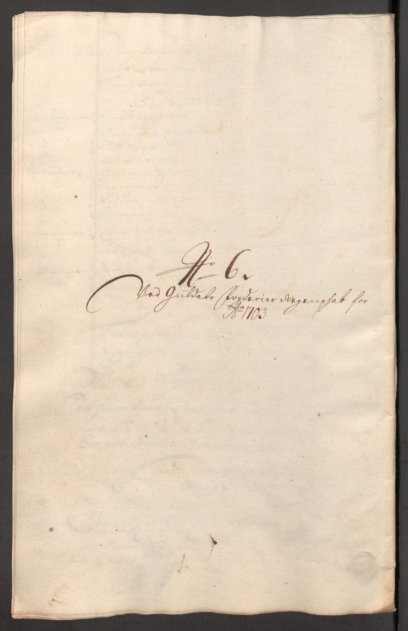 Rentekammeret inntil 1814, Reviderte regnskaper, Fogderegnskap, RA/EA-4092/R60/L3953: Fogderegnskap Orkdal og Gauldal, 1703, p. 332
