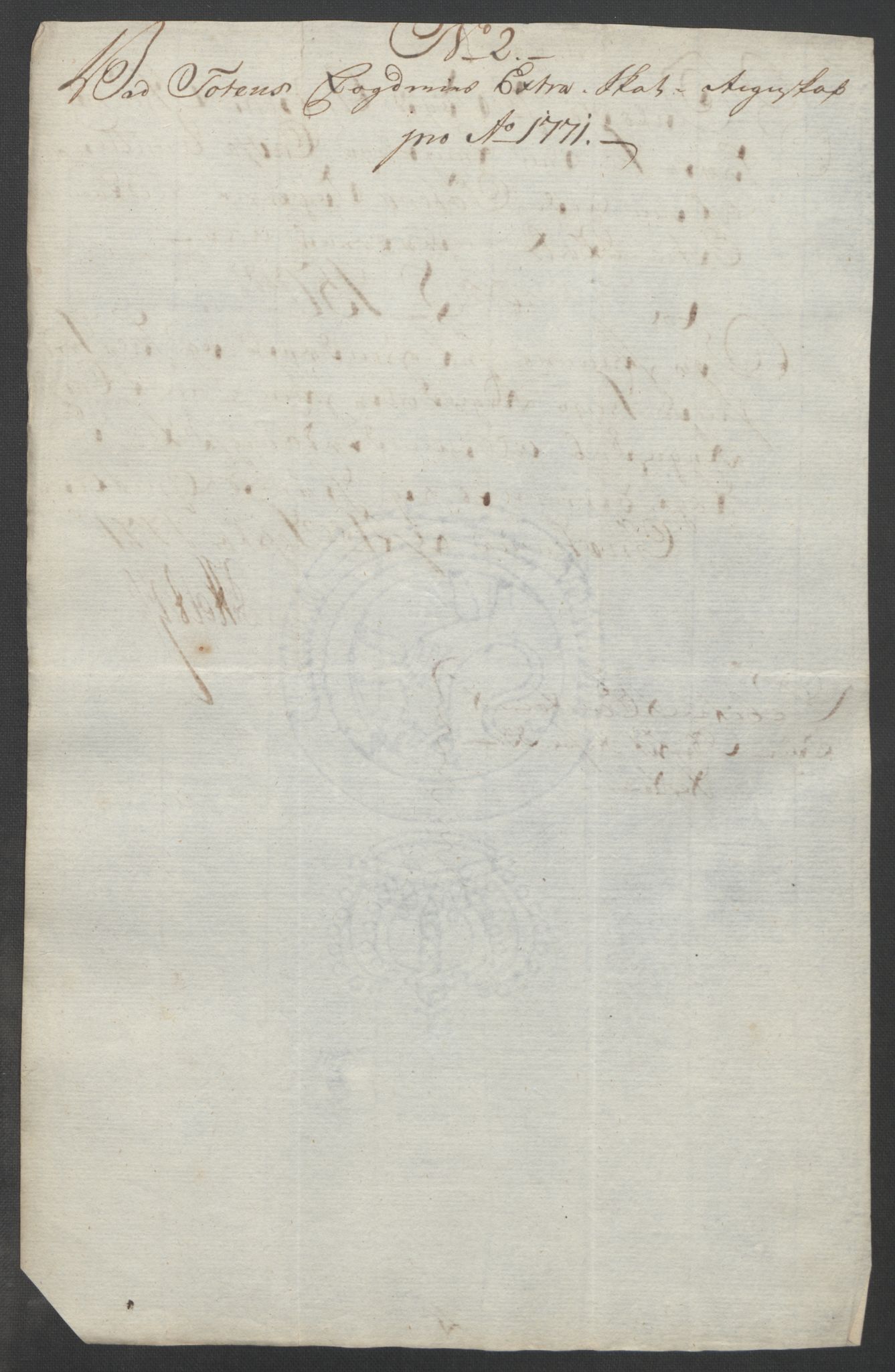 Rentekammeret inntil 1814, Reviderte regnskaper, Fogderegnskap, RA/EA-4092/R19/L1399: Fogderegnskap Toten, Hadeland og Vardal, 1762-1783, p. 234