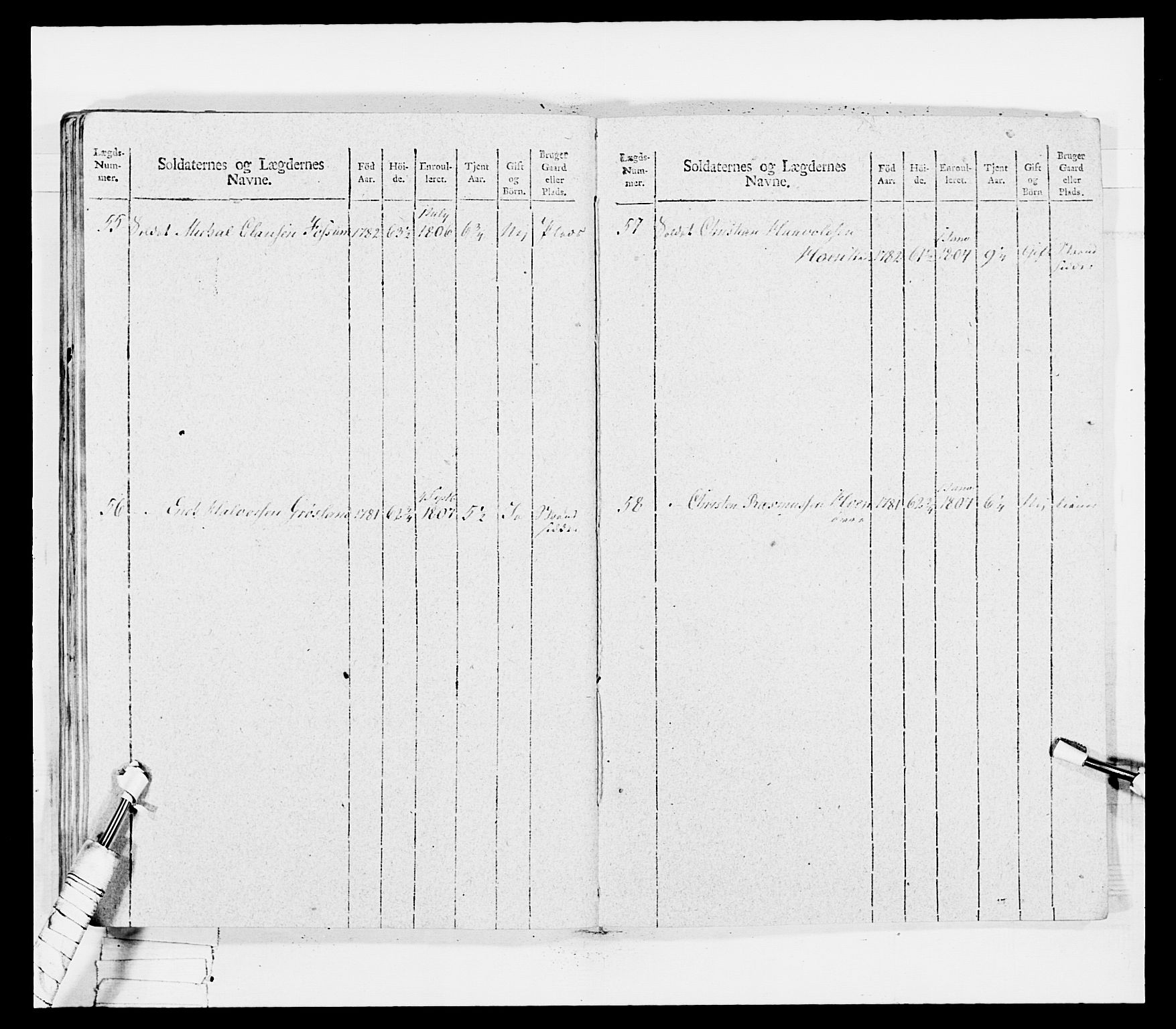 Generalitets- og kommissariatskollegiet, Det kongelige norske kommissariatskollegium, AV/RA-EA-5420/E/Eh/L0036a: Nordafjelske gevorbne infanteriregiment, 1813, p. 208