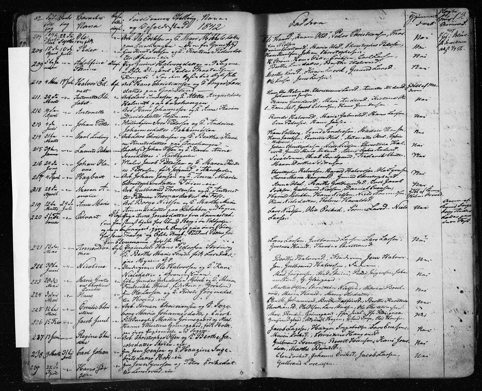 Aker prestekontor kirkebøker, AV/SAO-A-10861/F/L0019: Parish register (official) no. 19, 1842-1852, p. 12