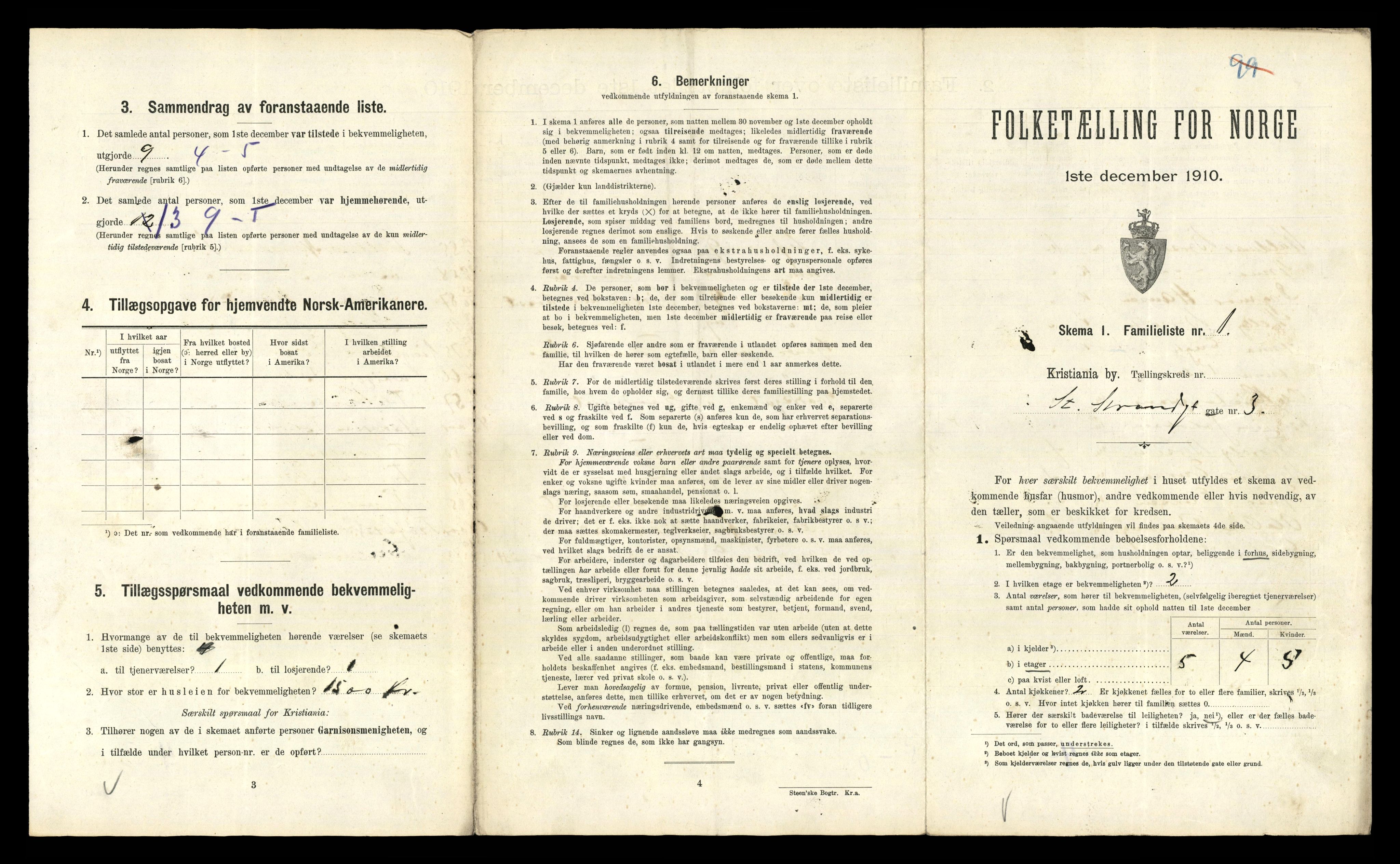 RA, 1910 census for Kristiania, 1910, p. 99549