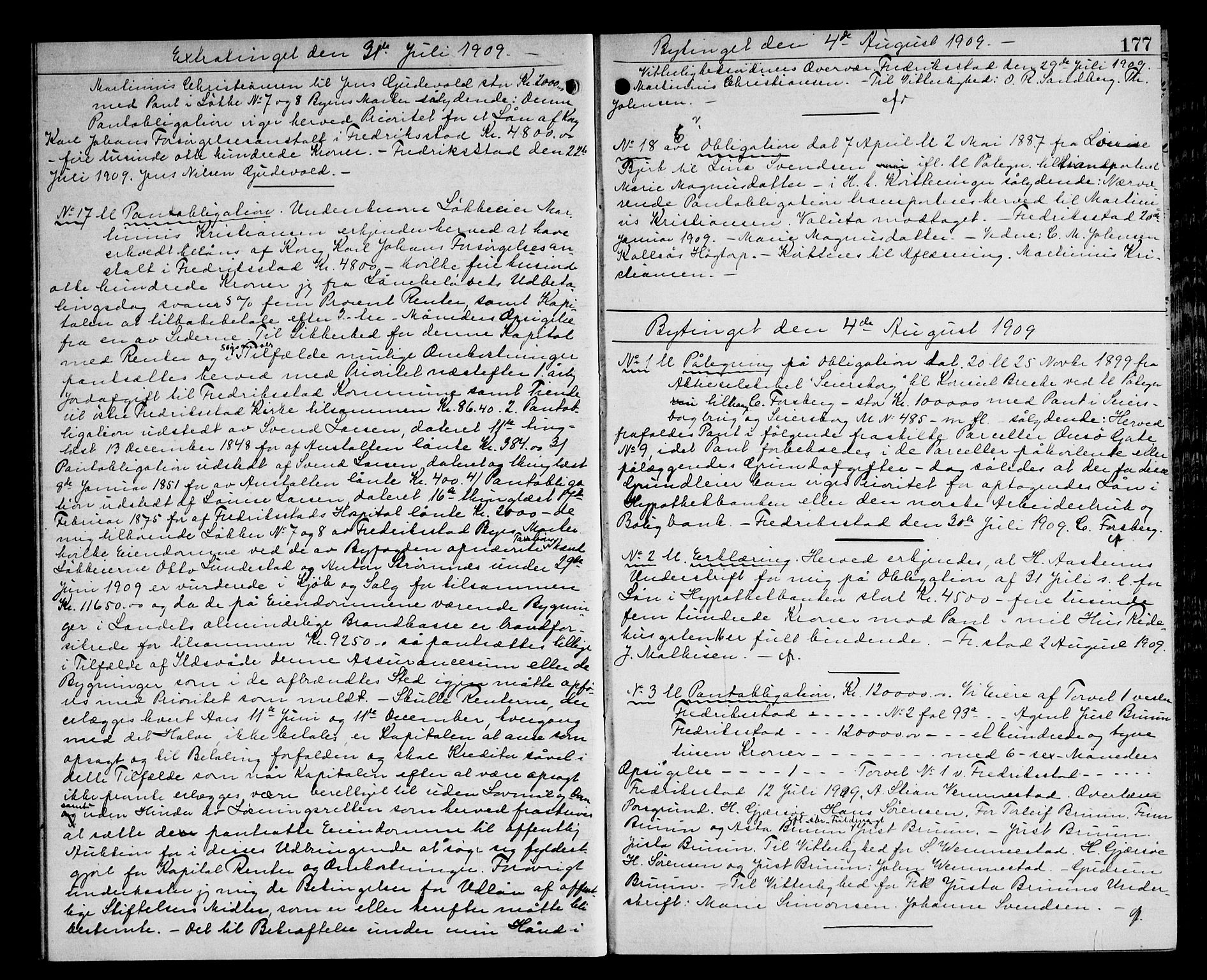 Fredrikstad byfogd, AV/SAO-A-10473a/G/Ga/Gab/L0013: Mortgage book no. II 13, 1908-1912, Deed date: 04.08.1909