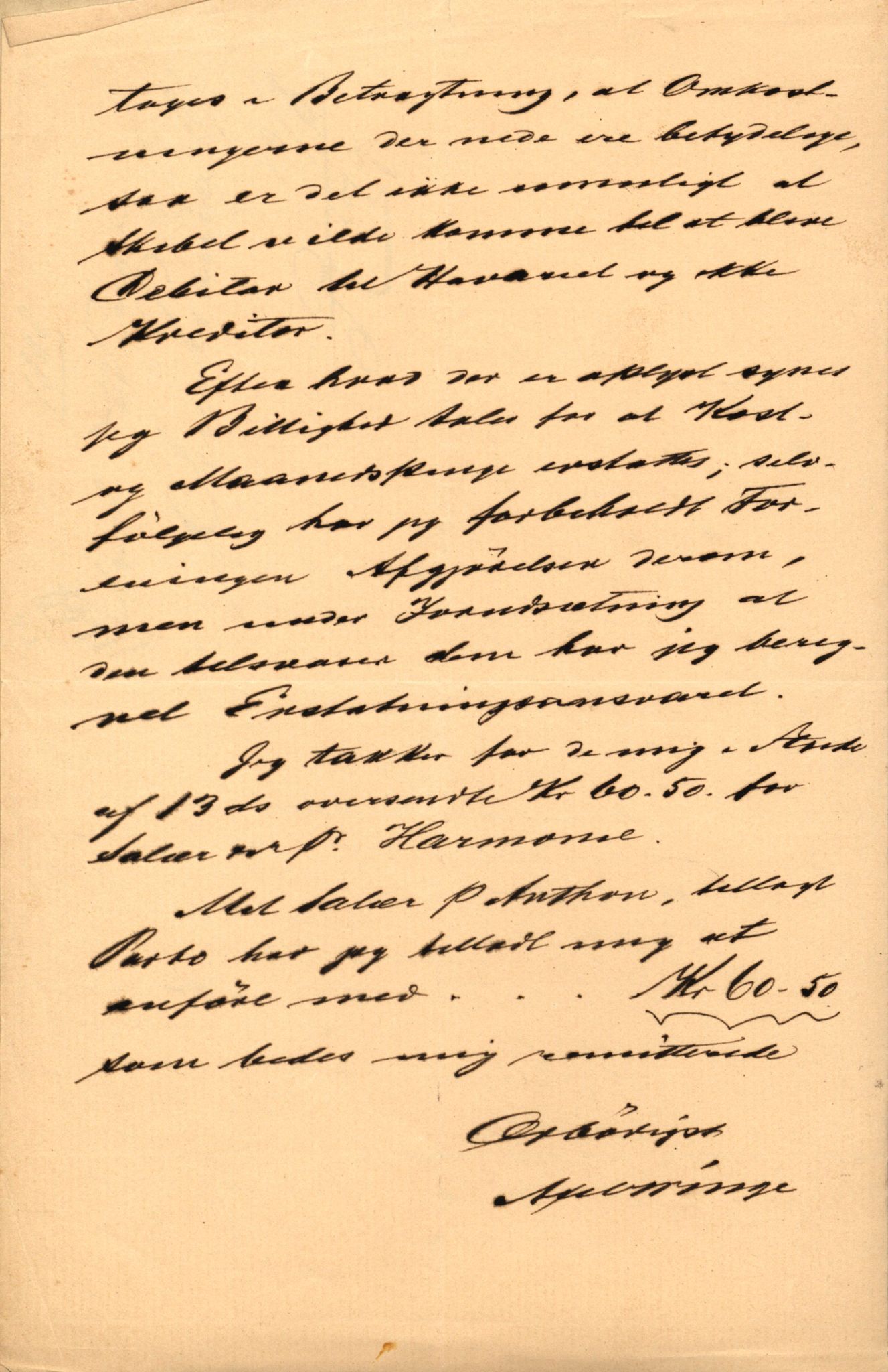 Pa 63 - Østlandske skibsassuranceforening, VEMU/A-1079/G/Ga/L0020/0003: Havaridokumenter / Anton, Diamant, Templar, Finn, Eliezer, Arctic, 1887, p. 45
