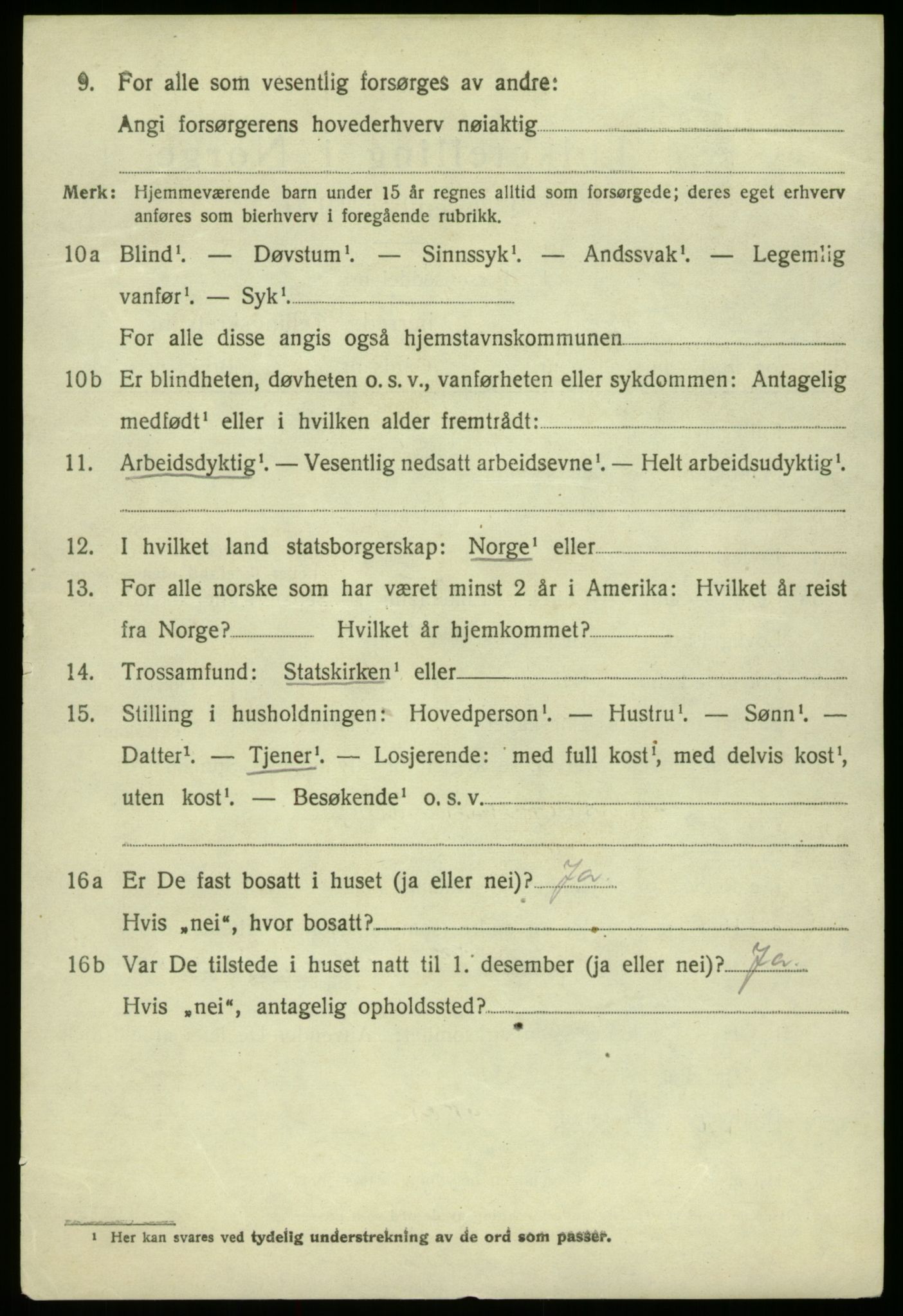SAB, 1920 census for Haus, 1920, p. 10377