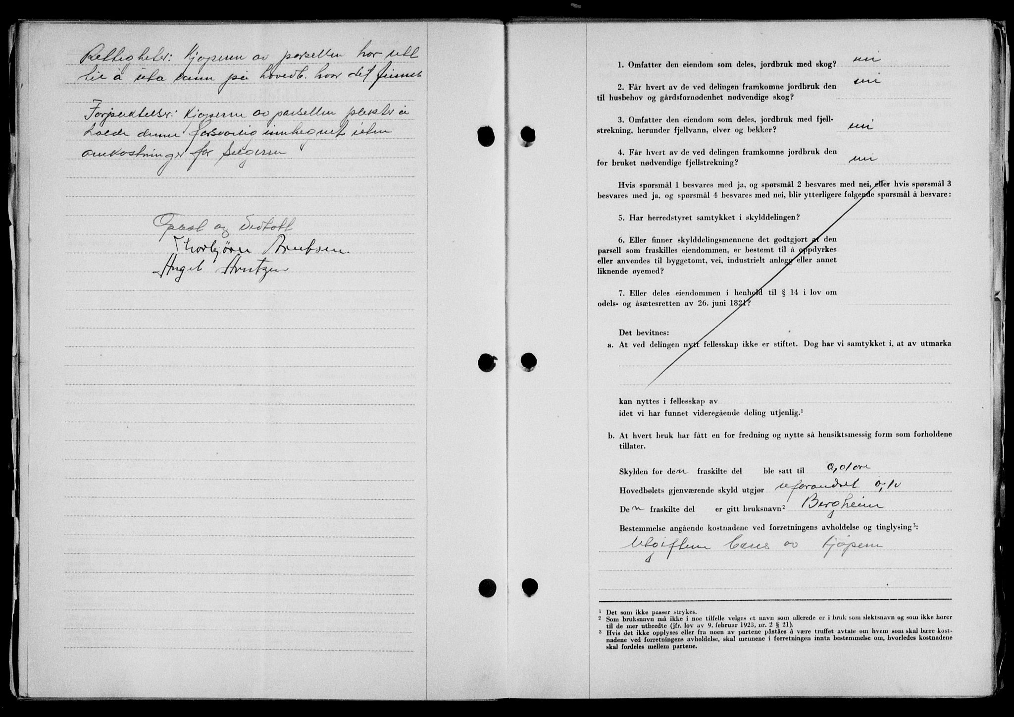 Lofoten sorenskriveri, SAT/A-0017/1/2/2C/L0015a: Mortgage book no. 15a, 1946-1947, Diary no: : 63/1947