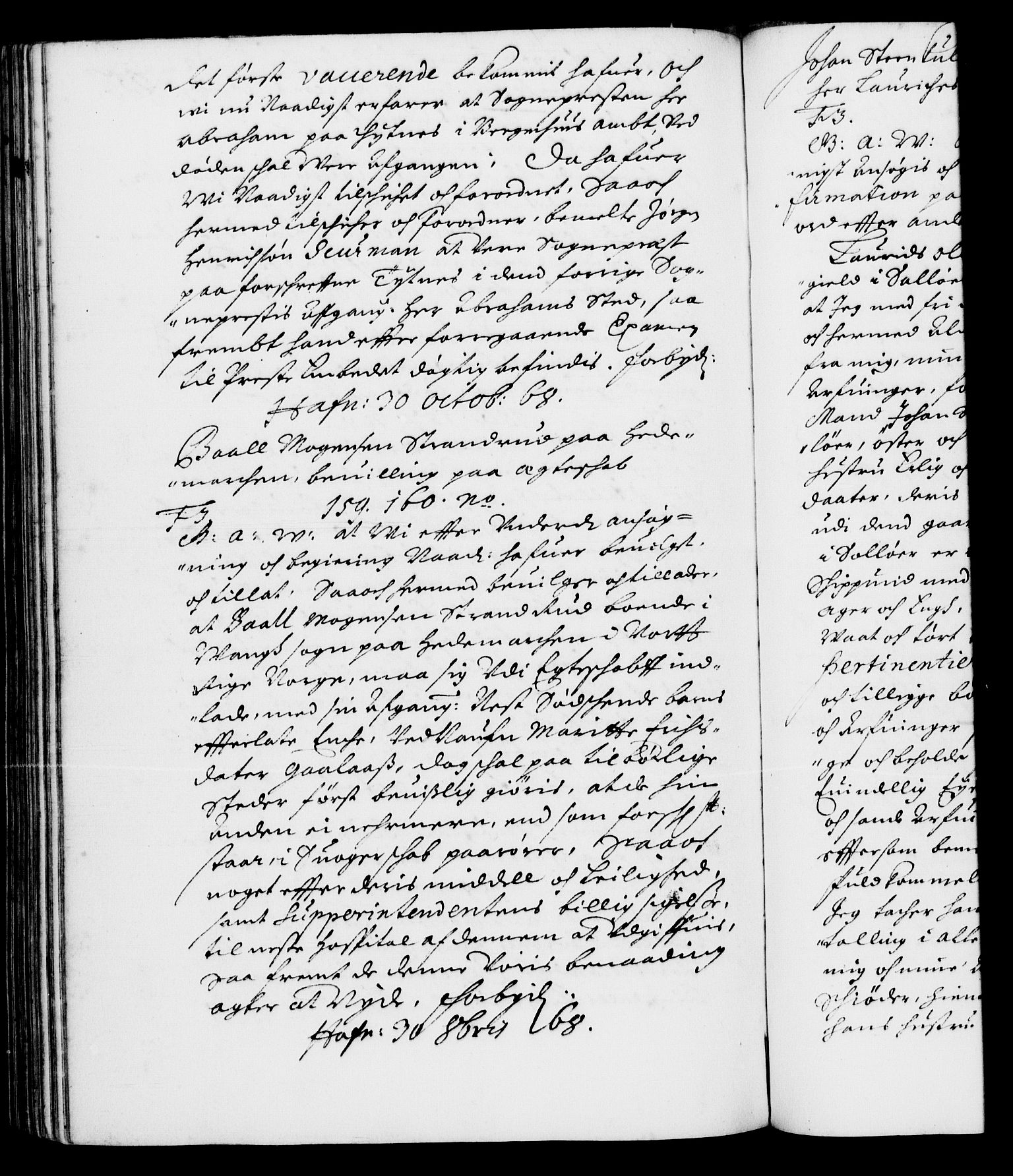 Danske Kanselli 1572-1799, RA/EA-3023/F/Fc/Fca/Fcaa/L0010: Norske registre (mikrofilm), 1660-1670, p. 805b