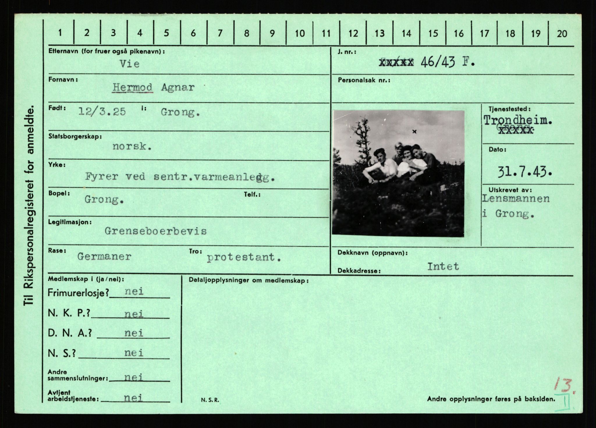 Statspolitiet - Hovedkontoret / Osloavdelingen, AV/RA-S-1329/C/Ca/L0016: Uberg - Øystese, 1943-1945, p. 1080