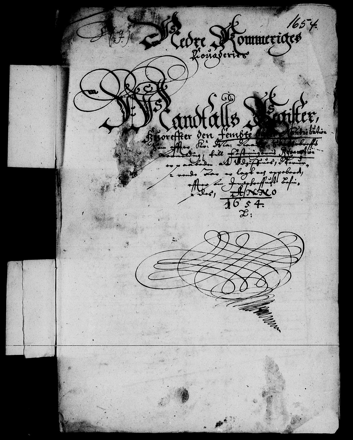 Rentekammeret inntil 1814, Reviderte regnskaper, Lensregnskaper, RA/EA-5023/R/Rb/Rba/L0224: Akershus len, 1654-1655