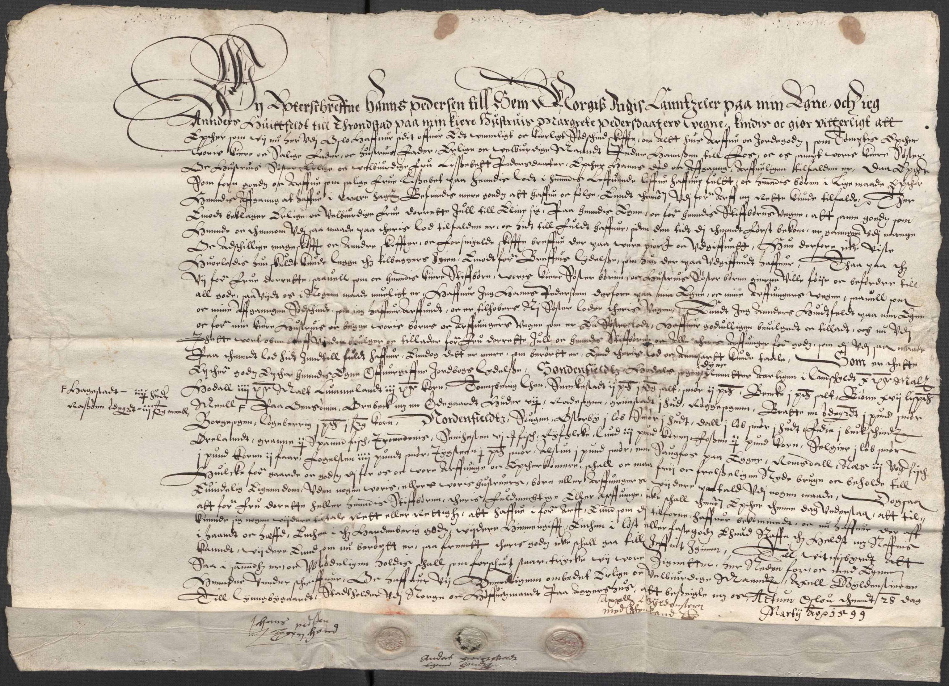 Riksarkivets diplomsamling, AV/RA-EA-5965/F12/L0009: Pk. 8 (III), 1435-1728, p. 26