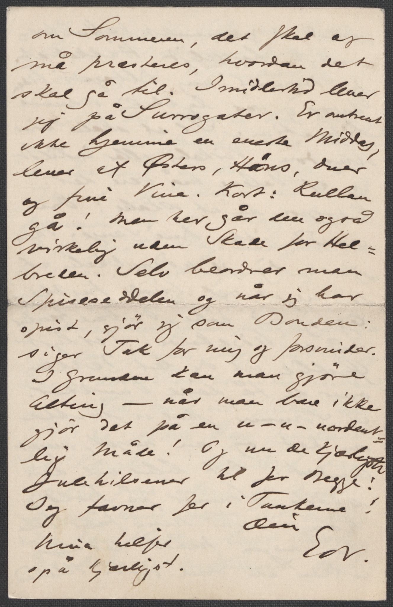 Beyer, Frants, AV/RA-PA-0132/F/L0001: Brev fra Edvard Grieg til Frantz Beyer og "En del optegnelser som kan tjene til kommentar til brevene" av Marie Beyer, 1872-1907, p. 408