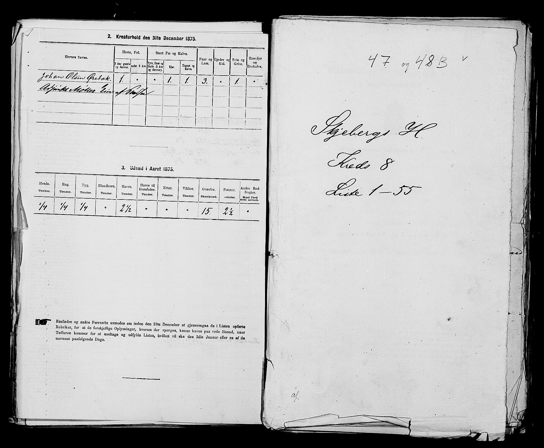 RA, 1875 census for 0115P Skjeberg, 1875, p. 1331