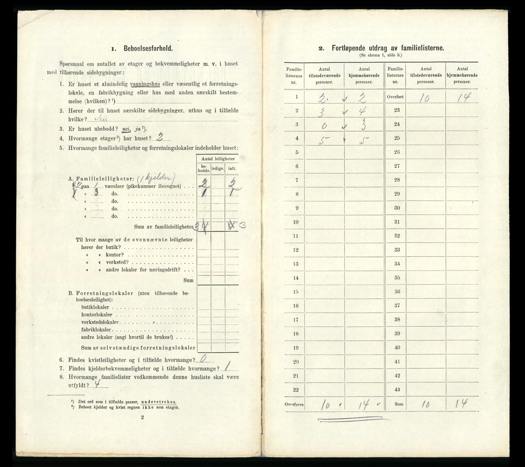 RA, 1910 census for Bergen, 1910, p. 42174