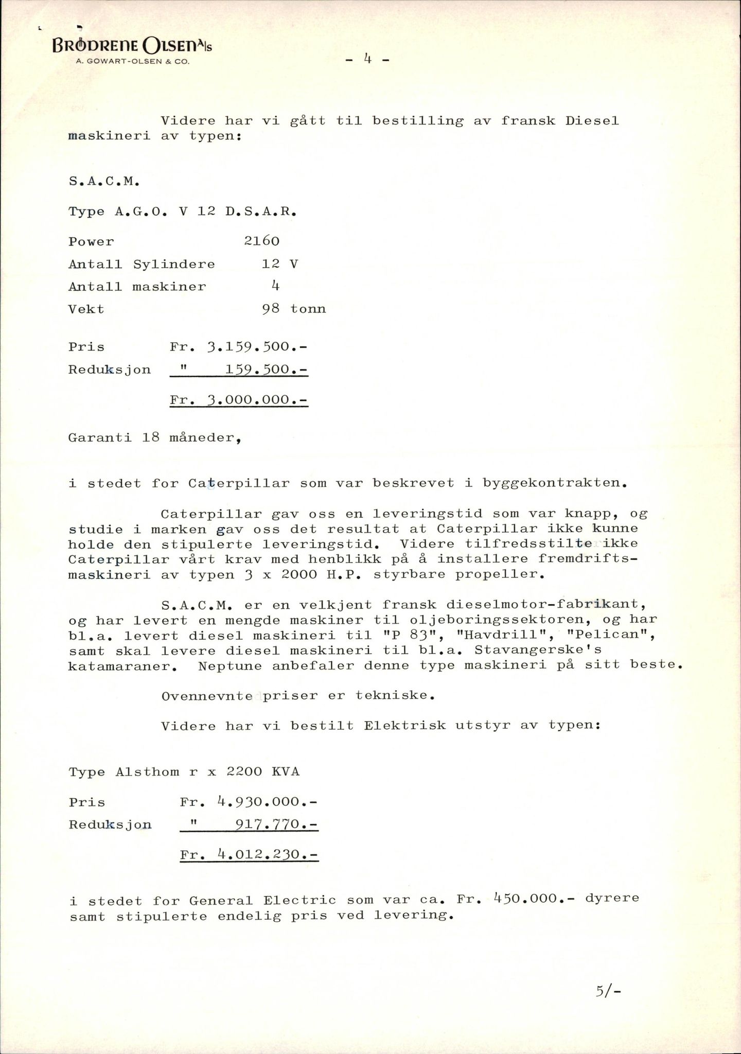 Pa 1503 - Stavanger Drilling AS, AV/SAST-A-101906/2/E/Ea/Eaa/L0003: Sak og korrespondanse, 1974-1984