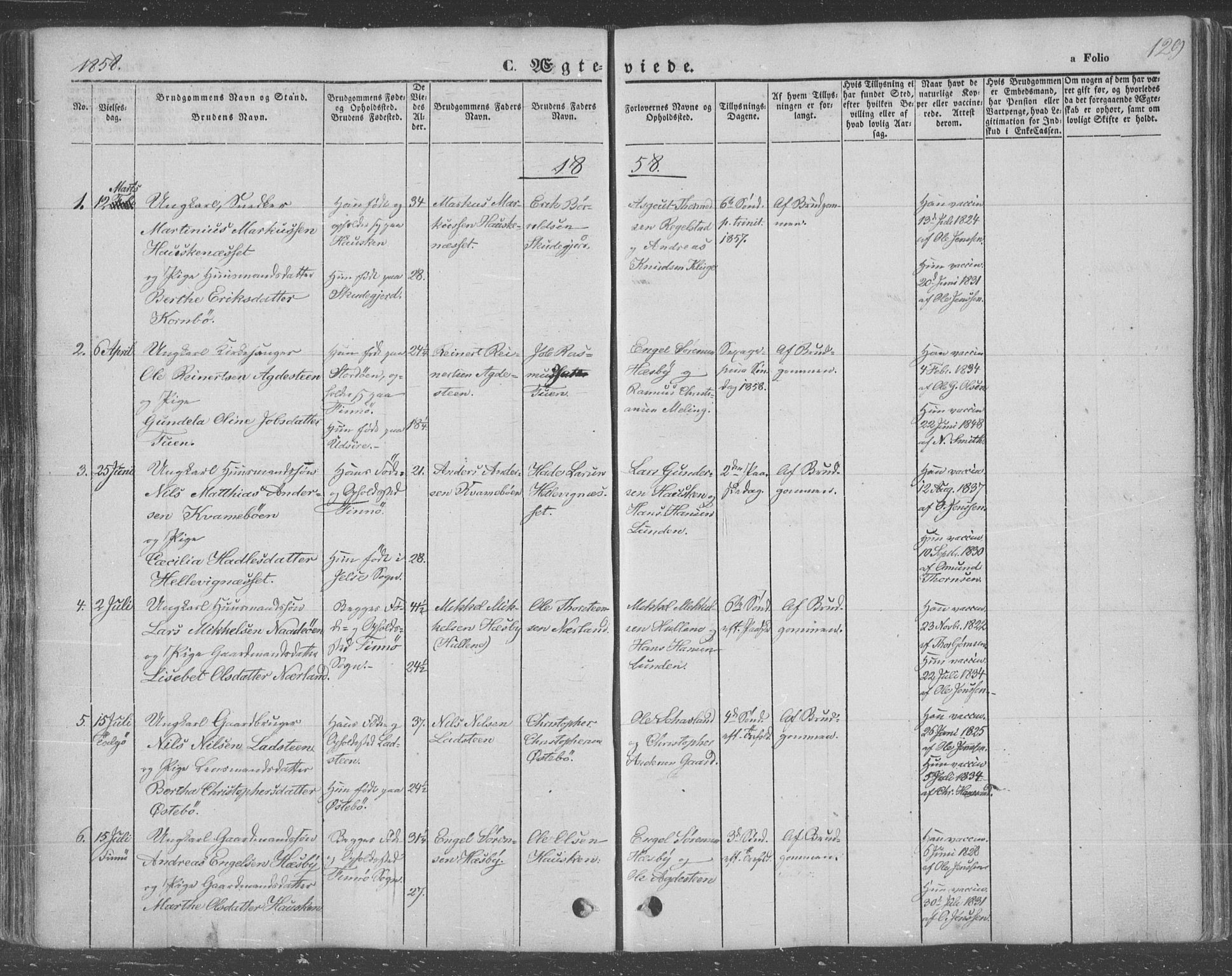 Finnøy sokneprestkontor, AV/SAST-A-101825/H/Ha/Haa/L0007: Parish register (official) no. A 7, 1847-1862, p. 130