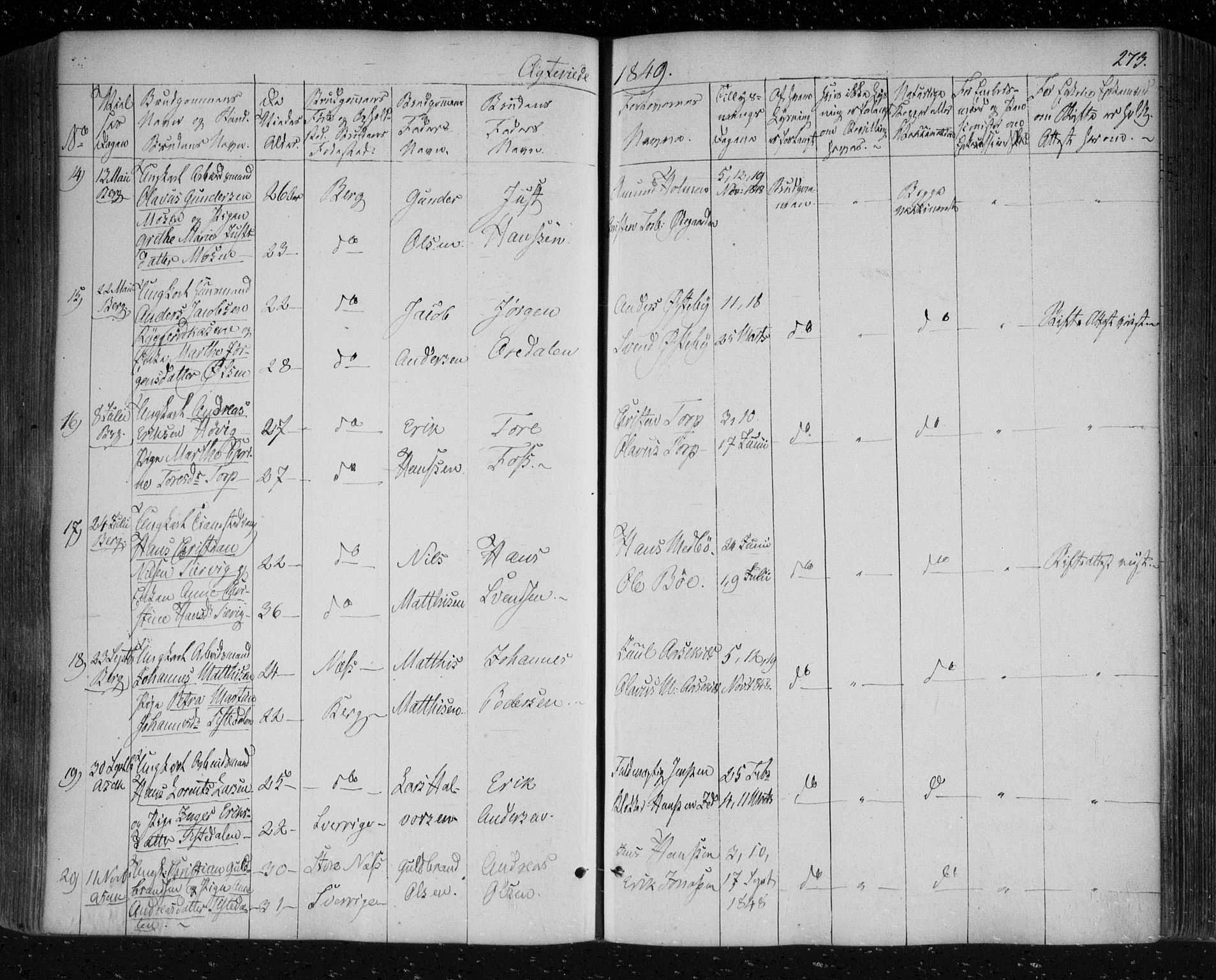 Berg prestekontor Kirkebøker, AV/SAO-A-10902/F/Fa/L0004: Parish register (official) no. I 4, 1843-1860, p. 273