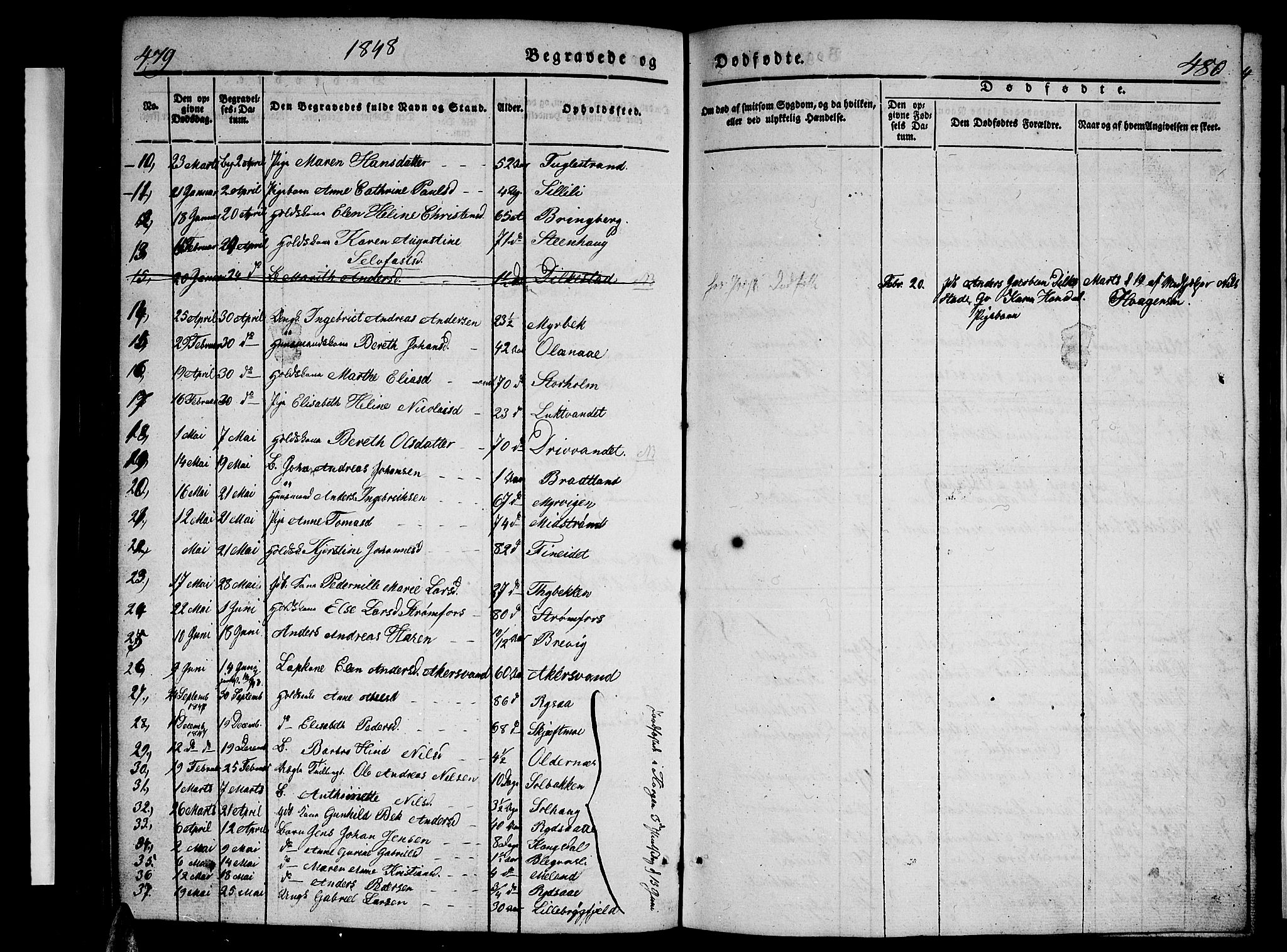 Ministerialprotokoller, klokkerbøker og fødselsregistre - Nordland, AV/SAT-A-1459/825/L0364: Parish register (copy) no. 825C01, 1841-1863, p. 479-480