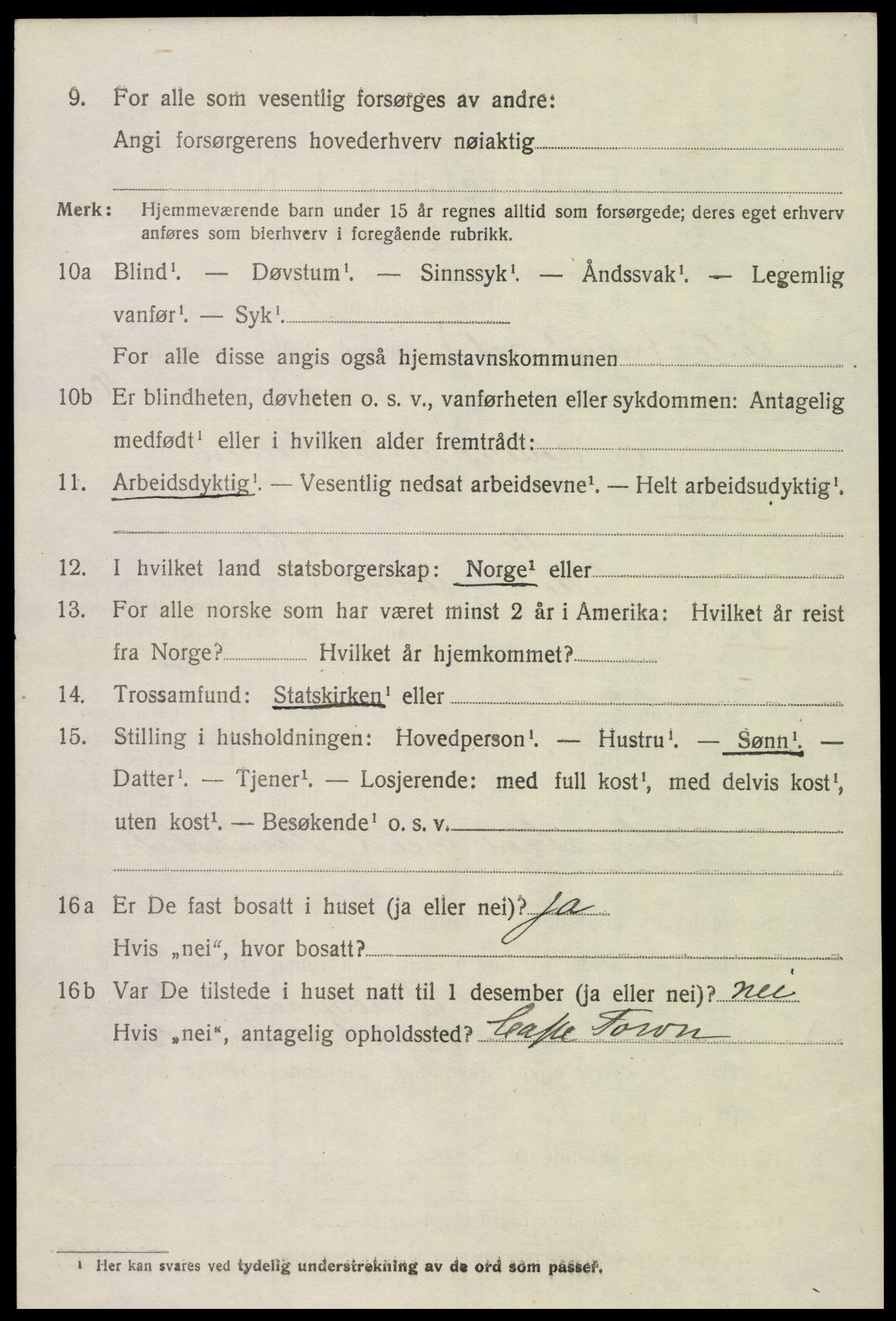 SAK, 1920 census for Eide, 1920, p. 963