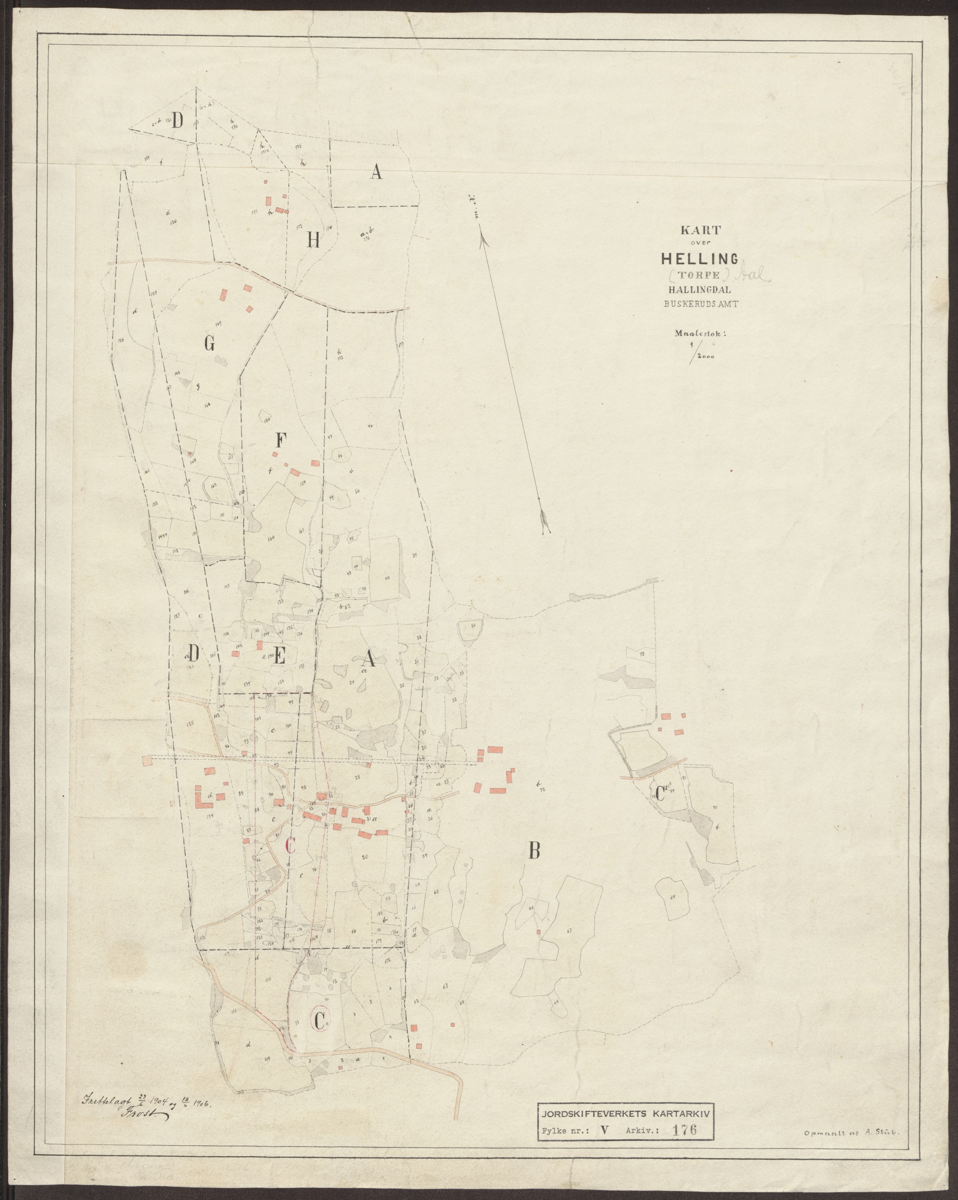 Jordskifteverkets kartarkiv, AV/RA-S-3929/T, 1859-1988, p. 265