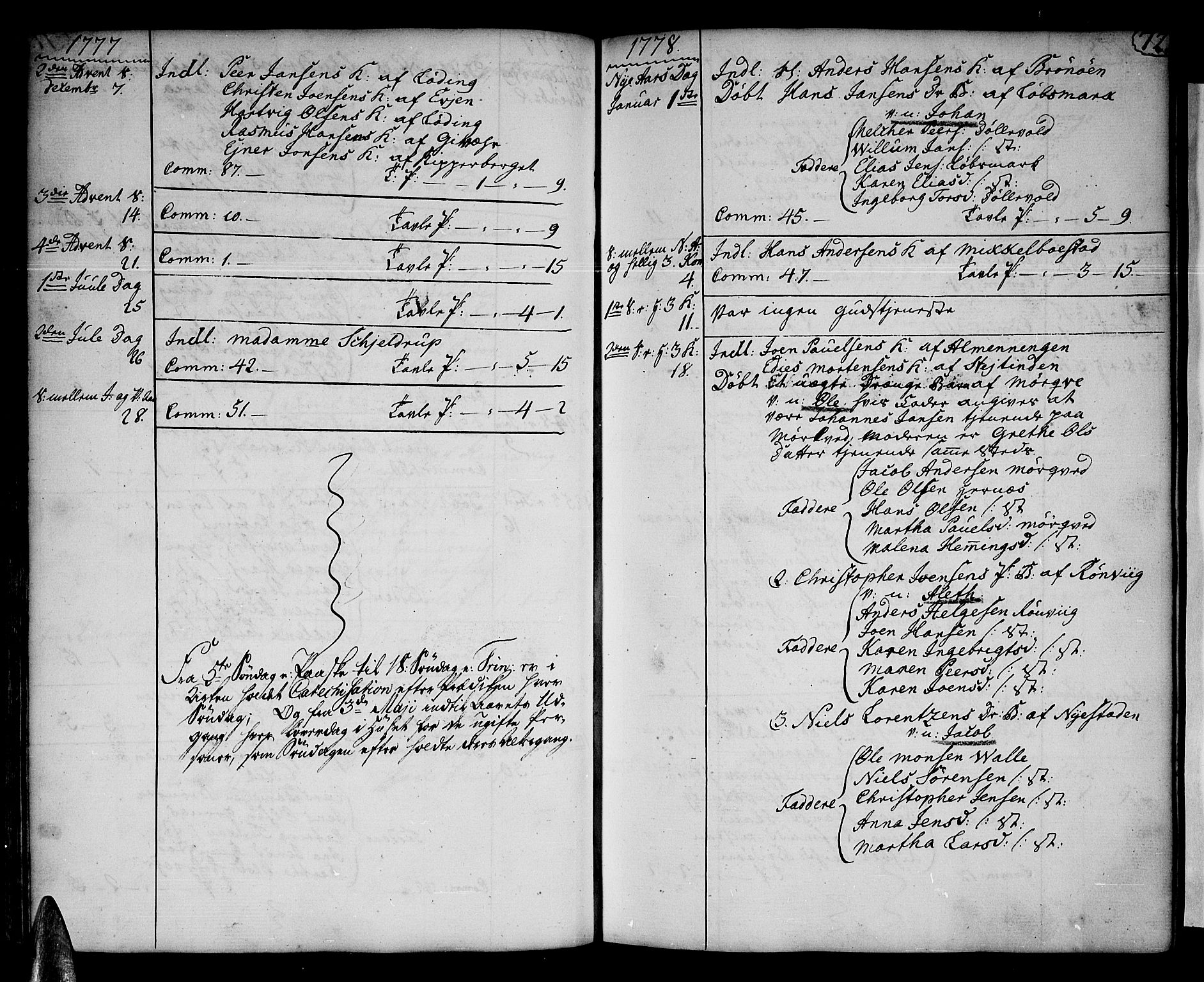 Ministerialprotokoller, klokkerbøker og fødselsregistre - Nordland, AV/SAT-A-1459/801/L0003: Parish register (official) no. 801A03, 1762-1795, p. 72