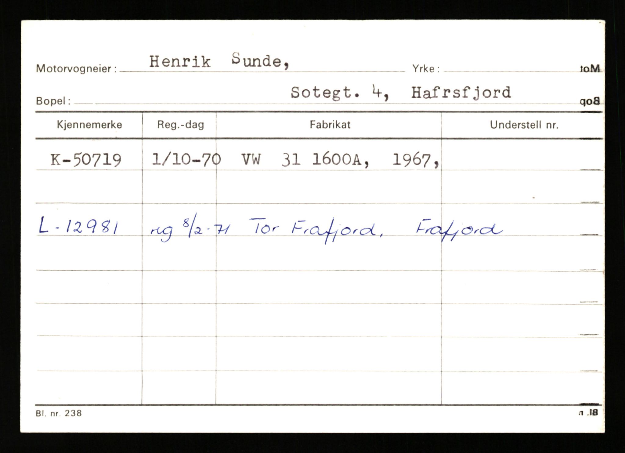 Stavanger trafikkstasjon, SAST/A-101942/0/G/L0007: Registreringsnummer: 49019 - 67460, 1930-1971, p. 409