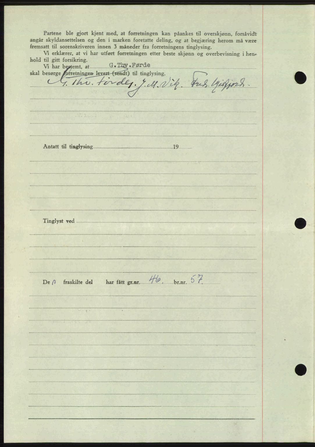 Romsdal sorenskriveri, AV/SAT-A-4149/1/2/2C: Mortgage book no. A28, 1948-1949, Diary no: : 38/1949