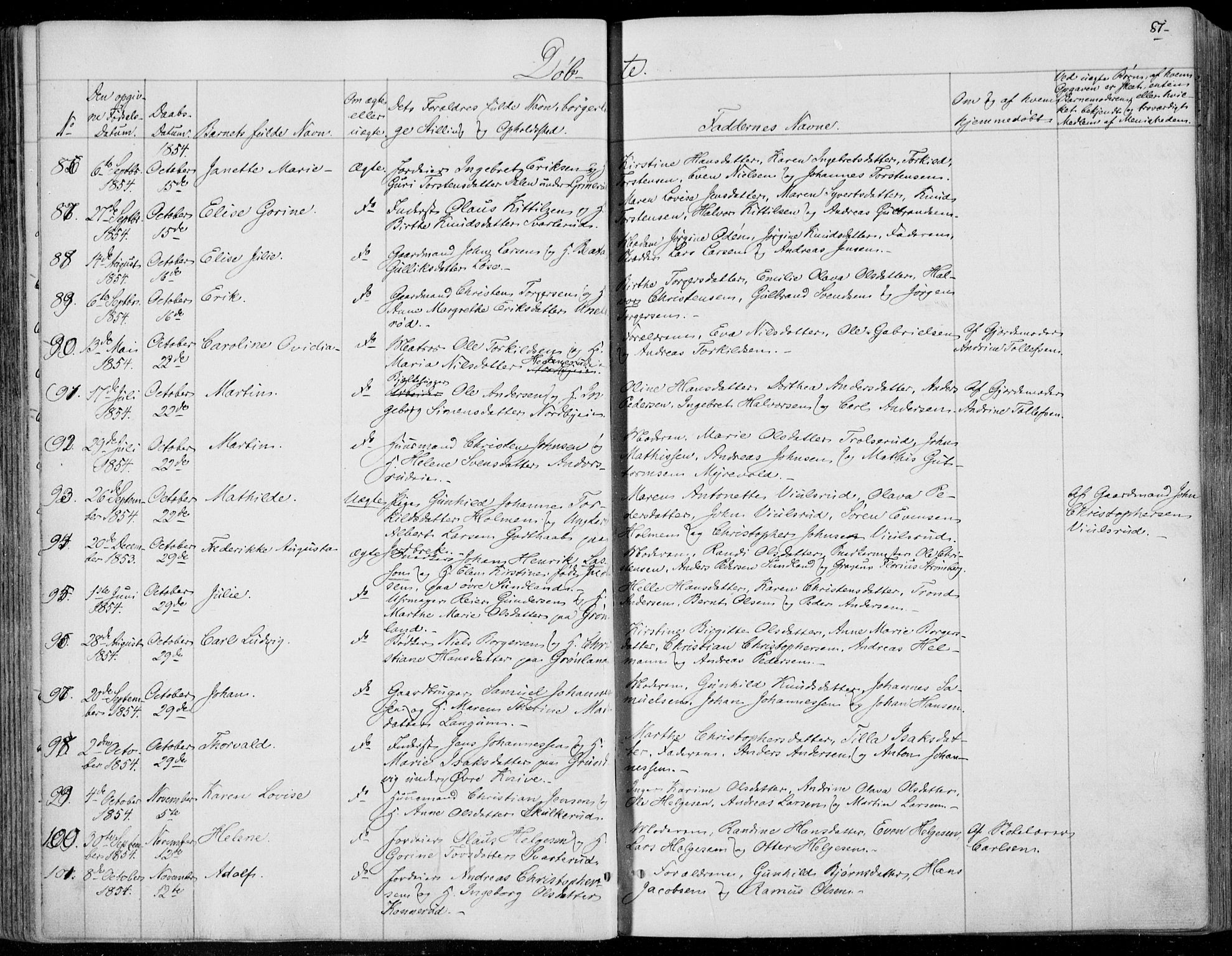 Skoger kirkebøker, AV/SAKO-A-59/F/Fa/L0003: Parish register (official) no. I 3, 1842-1861, p. 81