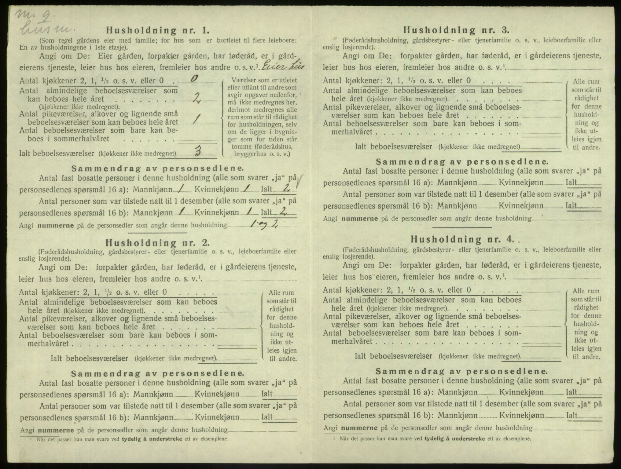 SAB, 1920 census for Askvoll, 1920, p. 365