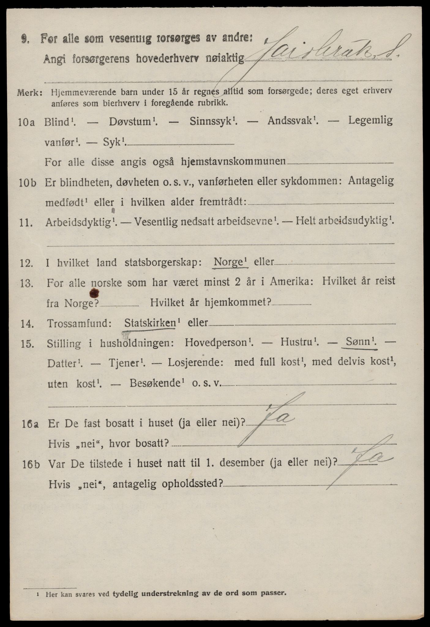 SAST, 1920 census for Mosterøy, 1920, p. 1913