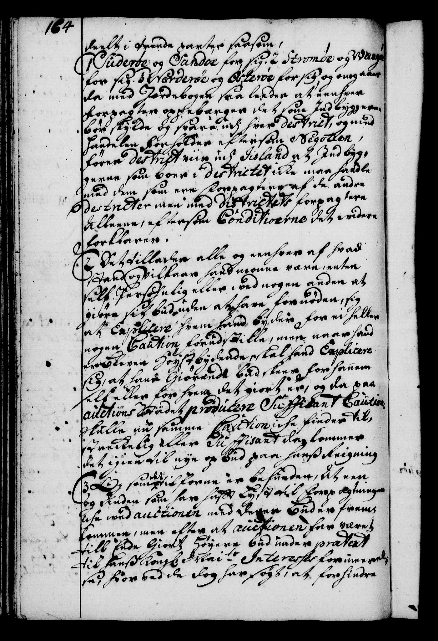 Rentekammeret, Kammerkanselliet, RA/EA-3111/G/Gg/Gga/L0002: Norsk ekspedisjonsprotokoll med register (merket RK 53.2), 1723-1727, p. 164