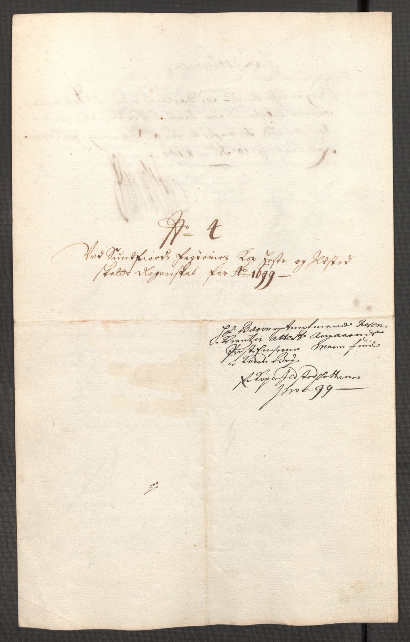 Rentekammeret inntil 1814, Reviderte regnskaper, Fogderegnskap, AV/RA-EA-4092/R53/L3424: Fogderegnskap Sunn- og Nordfjord, 1699, p. 406