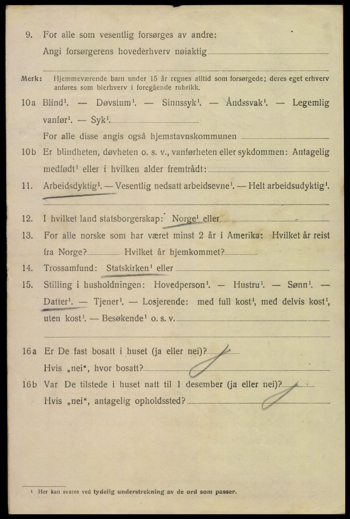 SAK, 1920 census for Kristiansand, 1920, p. 31388