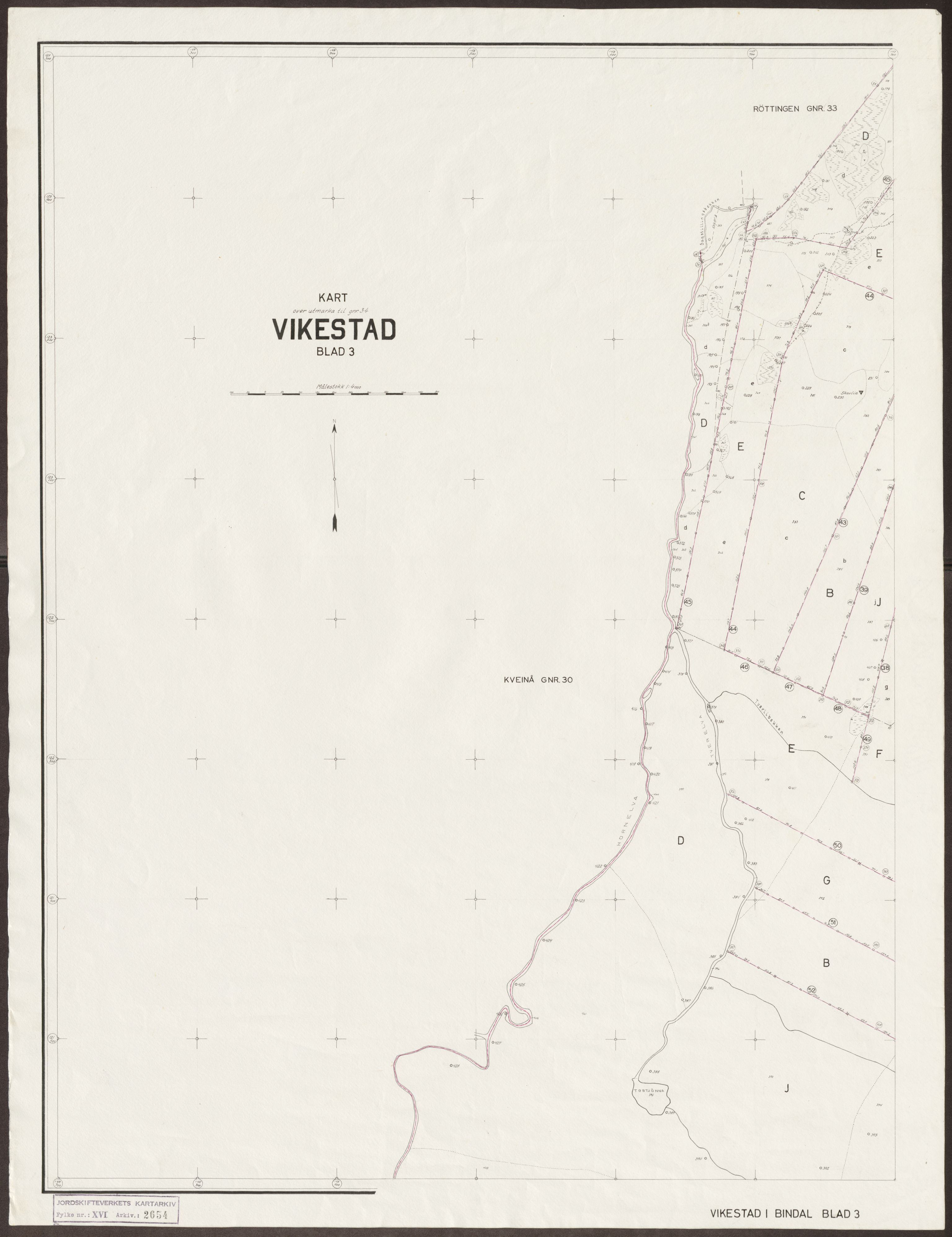 Jordskifteverkets kartarkiv, AV/RA-S-3929/T, 1859-1988, p. 3405