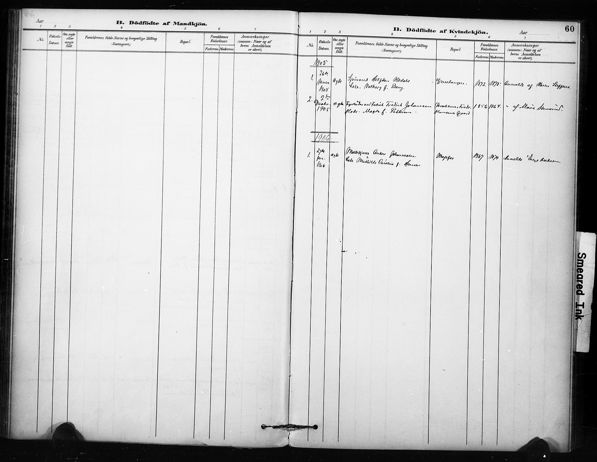 Moss prestekontor Kirkebøker, SAO/A-2003/F/Fc/L0002: Parish register (official) no. III 2, 1894-1906, p. 60