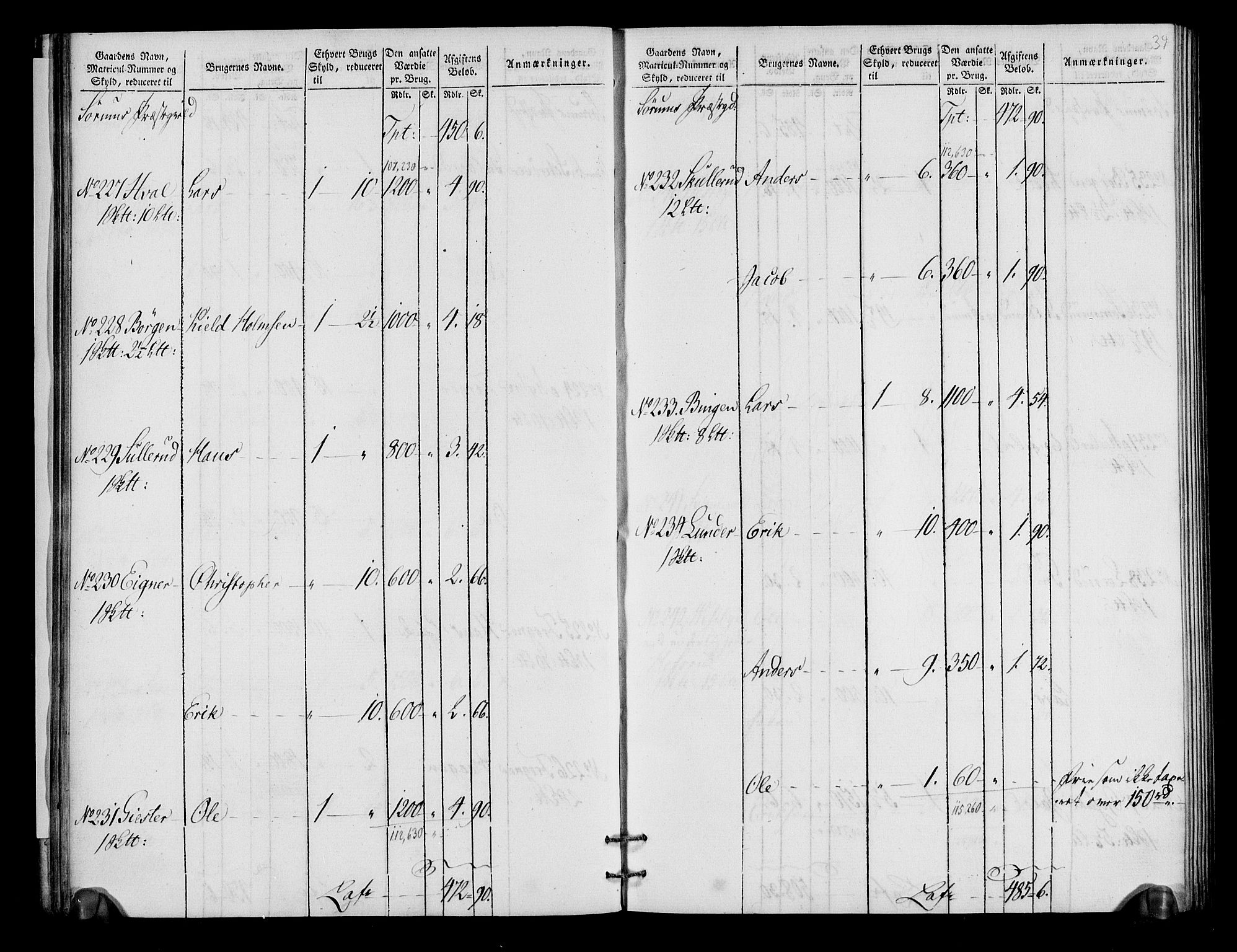 Rentekammeret inntil 1814, Realistisk ordnet avdeling, AV/RA-EA-4070/N/Ne/Nea/L0018: Nedre Romerike fogderi. Oppebørselsregister, 1803-1804, p. 35