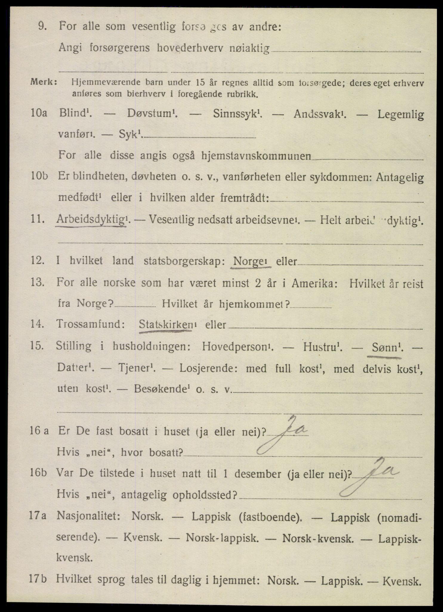 SAT, 1920 census for Herøy, 1920, p. 1917