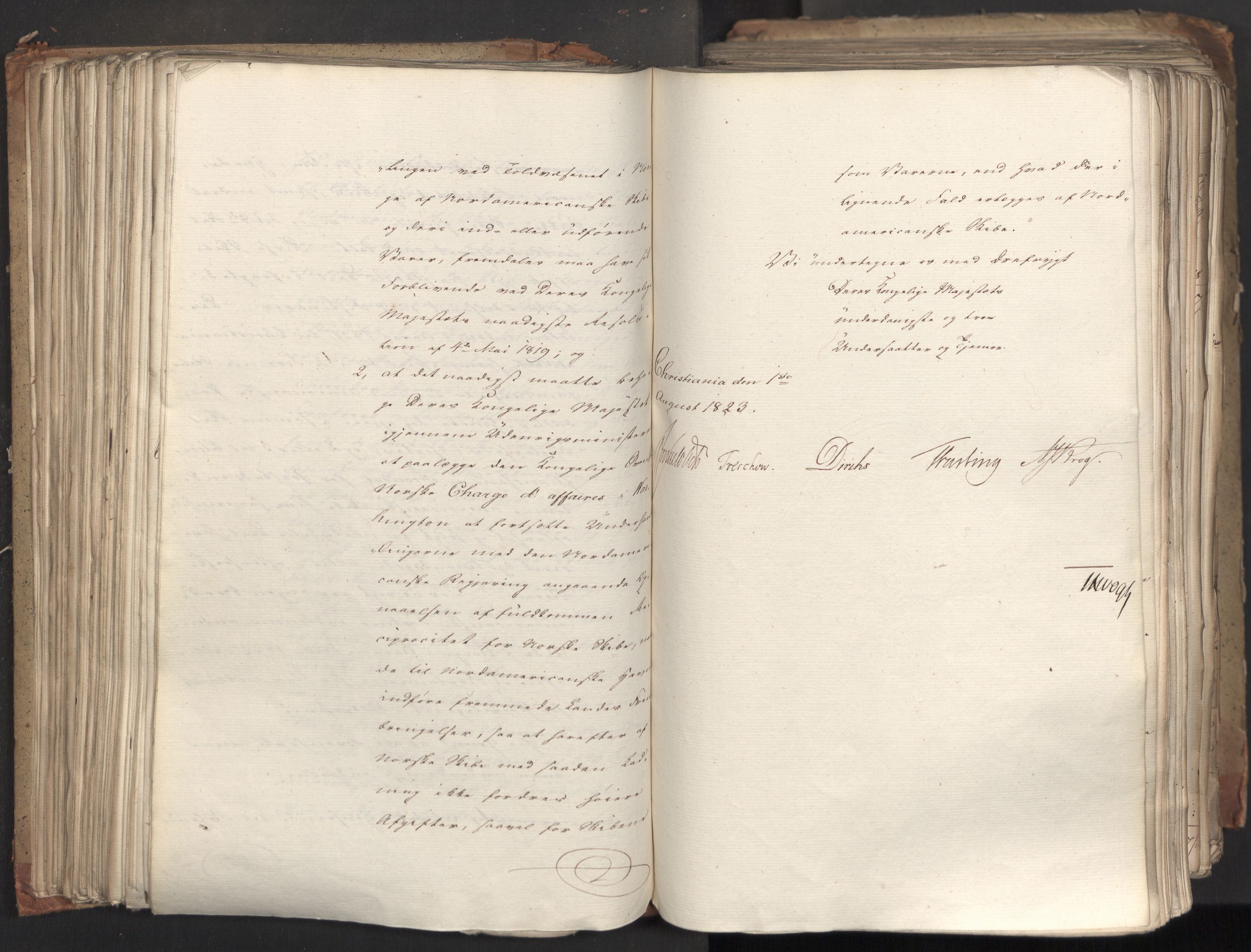 Statsrådsavdelingen i Stockholm, AV/RA-S-1003/D/Da/L0035: Regjeringsinnstillinger nr. 541-840, 1823, p. 207
