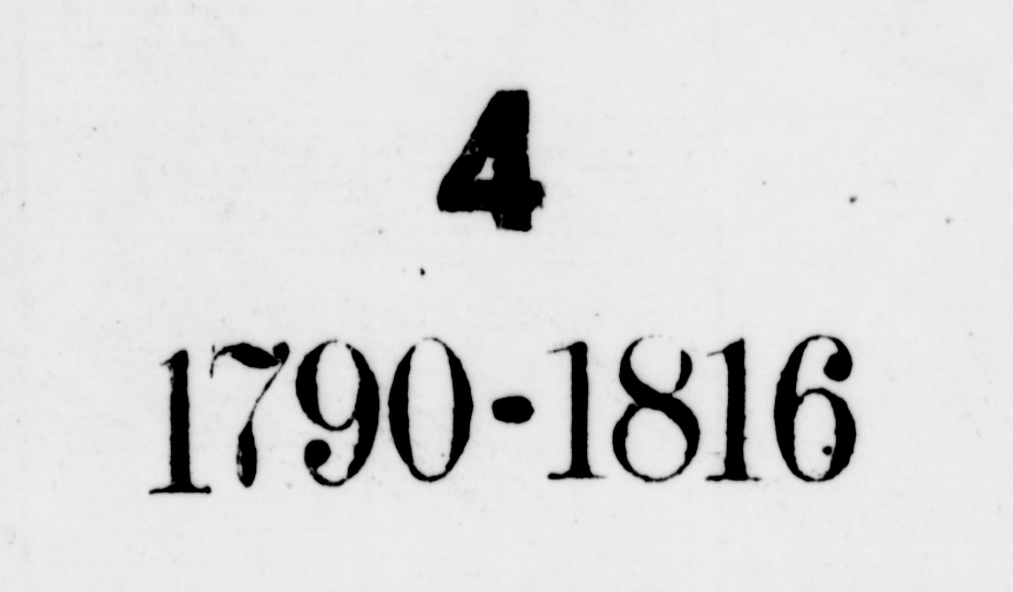 Valle sokneprestkontor, AV/SAK-1111-0044/F/Fa/Fac/L0004: Parish register (official) no. A 4, 1790-1816