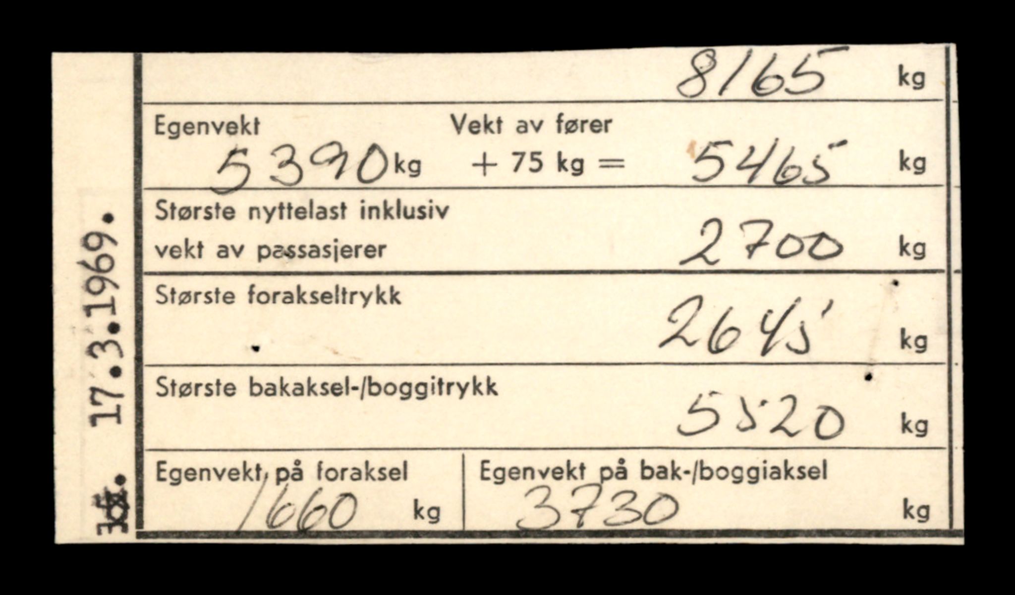 Møre og Romsdal vegkontor - Ålesund trafikkstasjon, AV/SAT-A-4099/F/Fe/L0012: Registreringskort for kjøretøy T 1290 - T 1450, 1927-1998, p. 97